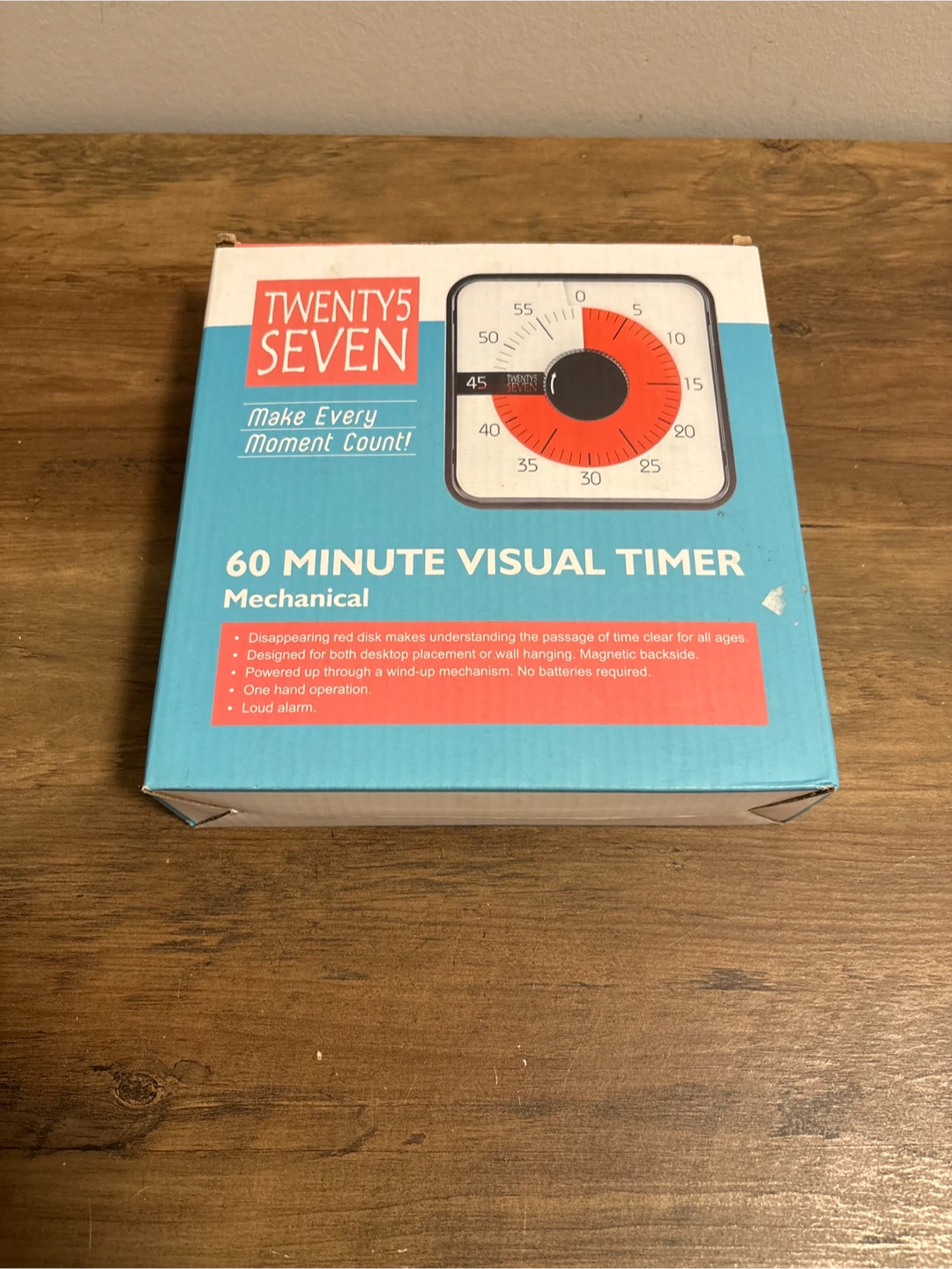 Twenty5 Seven 60 Minute Visual Timer - NEW