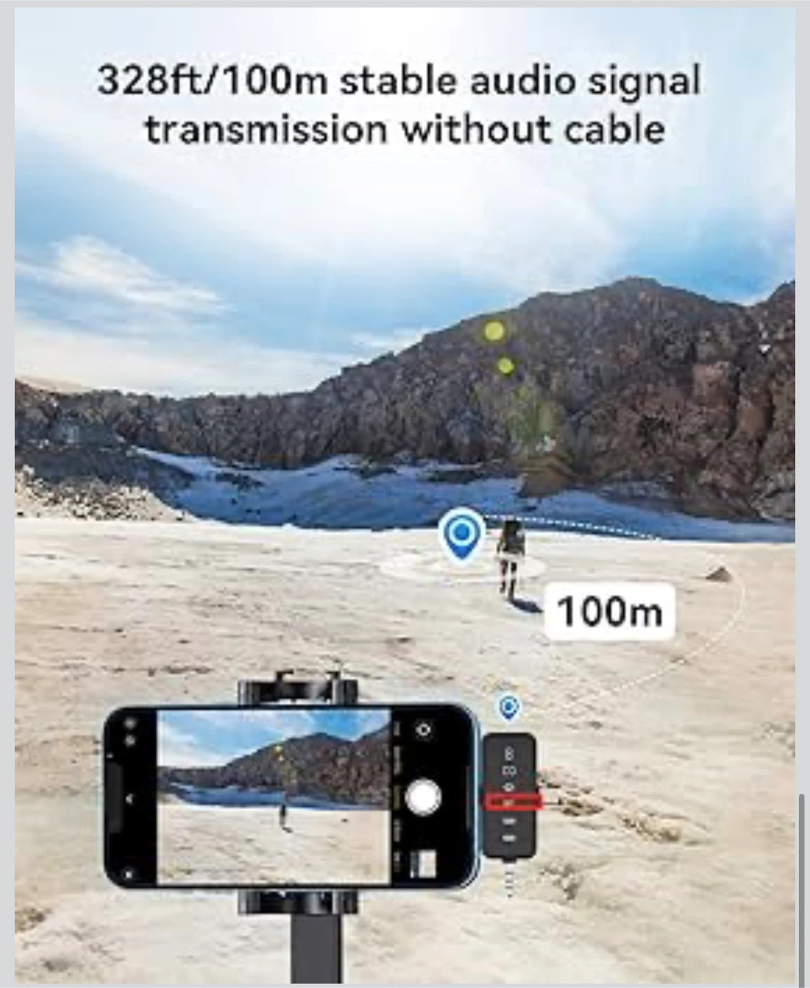 PQRQP Mini Wireless Microphone for Live/Interview/Video - photo 3