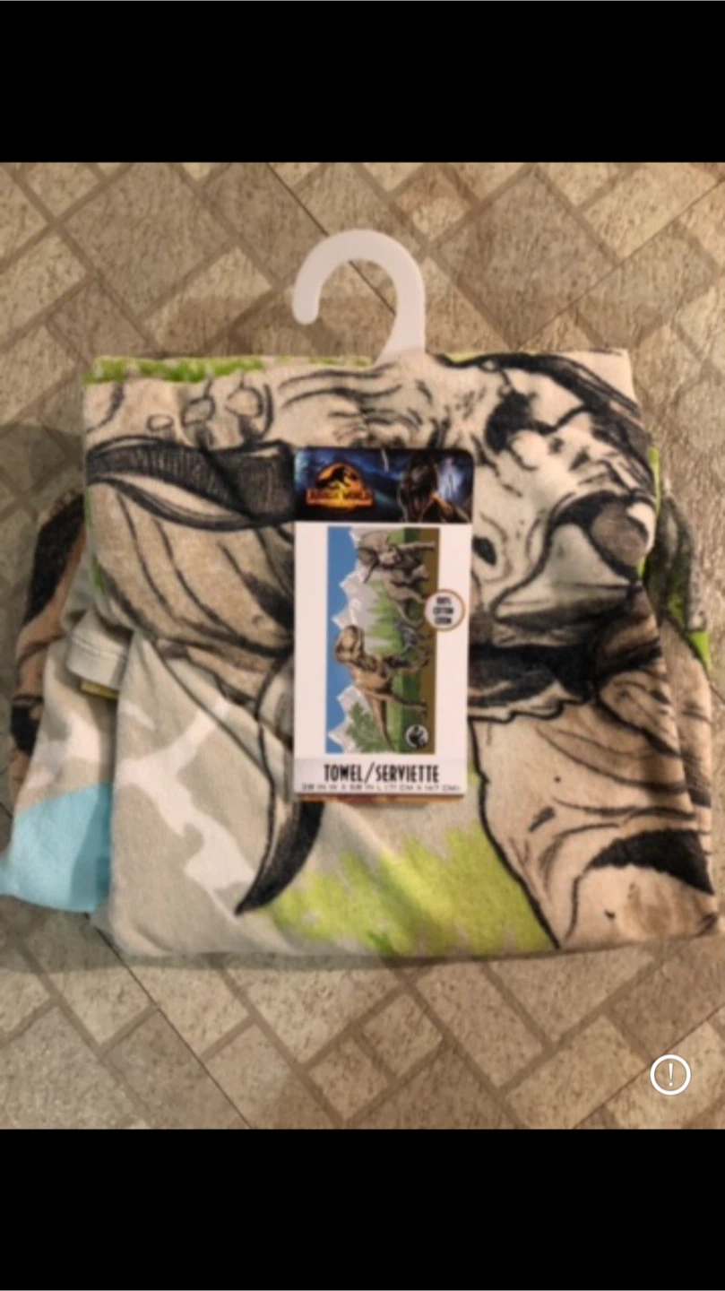 Jurassic World Cotton Towel - New