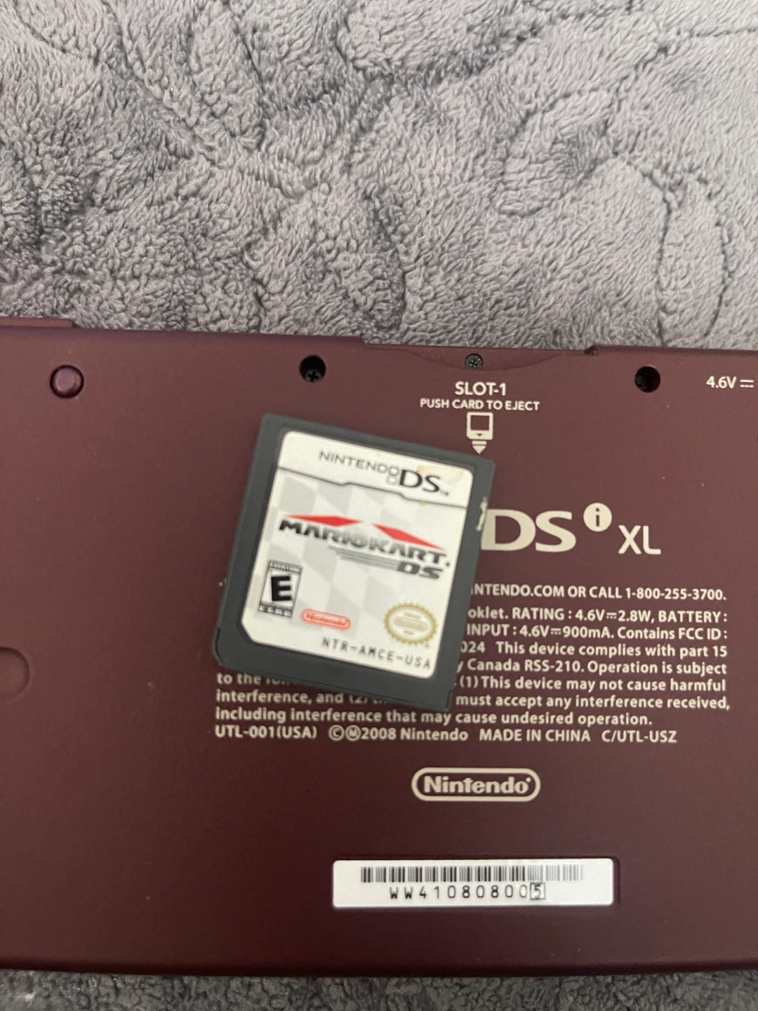 Nintendo DS XL with Mario Kart DS Game - photo 3