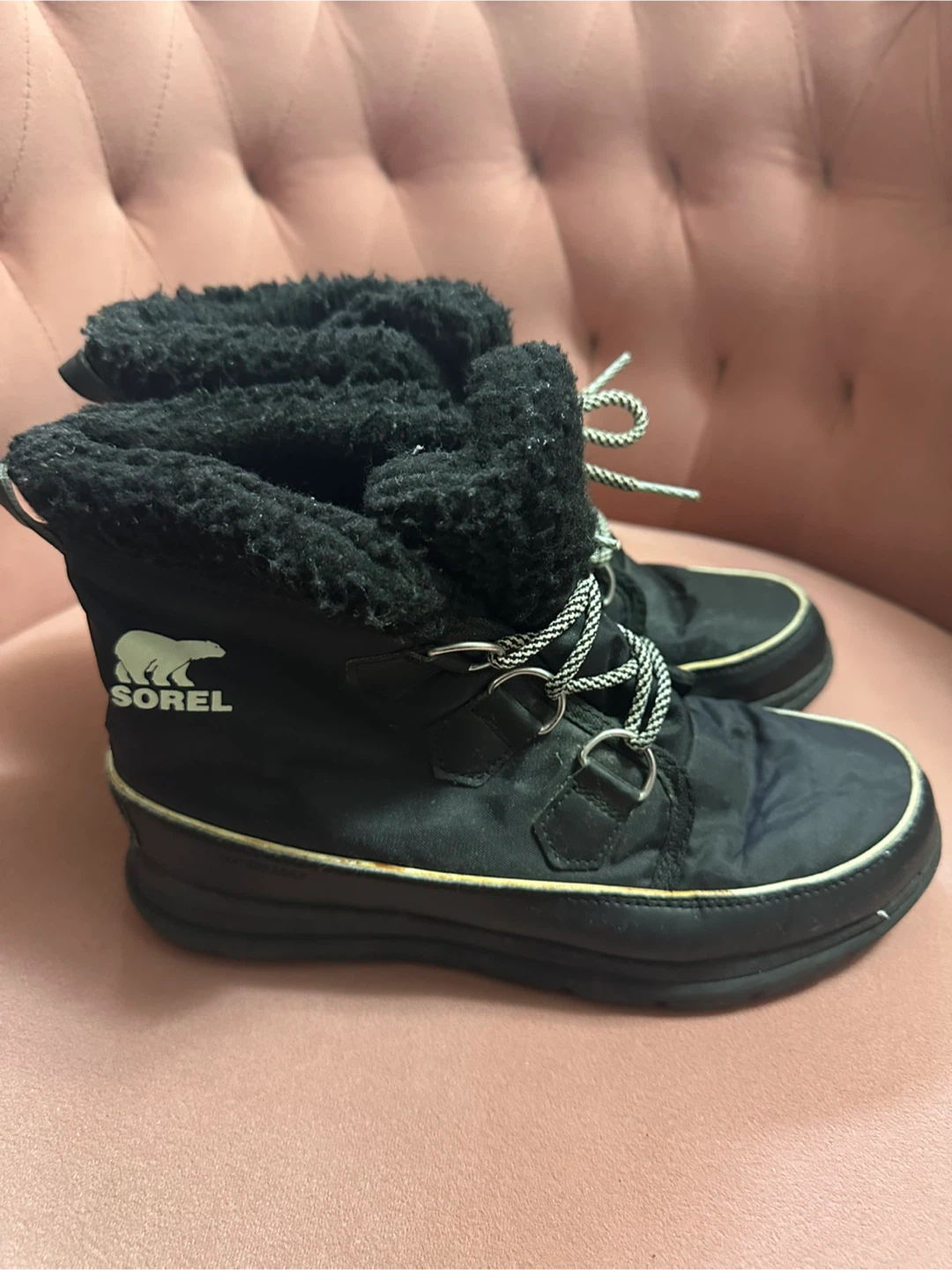 Sorel Women's Explorer Carnival Waterproof Winter Boots - Black - photo 3