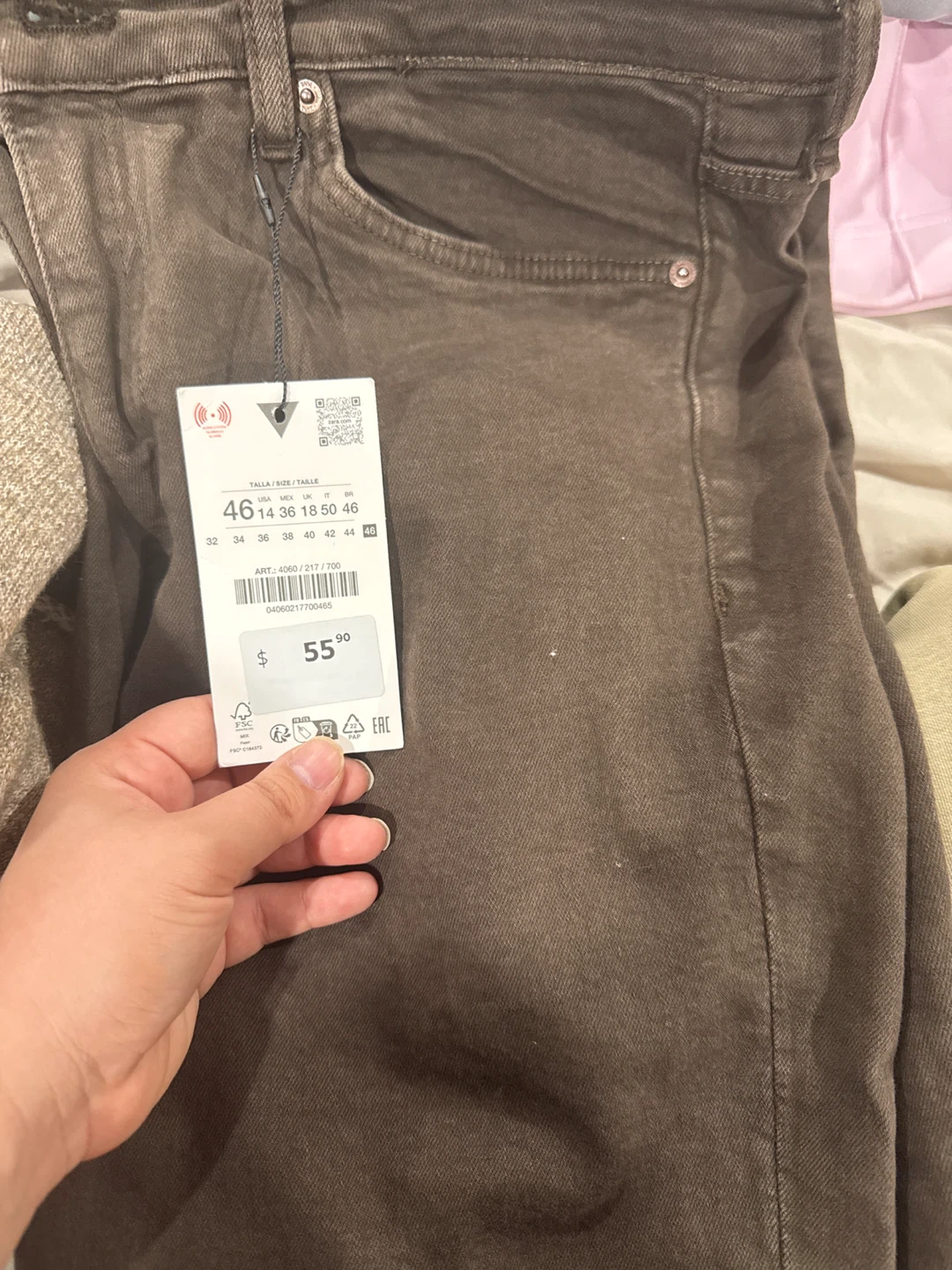 Zara Z1975 Wide Leg Jeans - Size 36