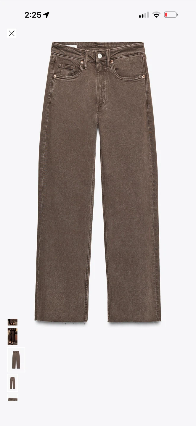 Zara Z1975 Wide Leg Jeans - Size 36 - photo 3