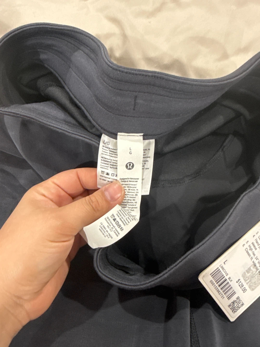 Lululemon Softstreme High-Rise Wide-Leg Crop - Size L - photo 3