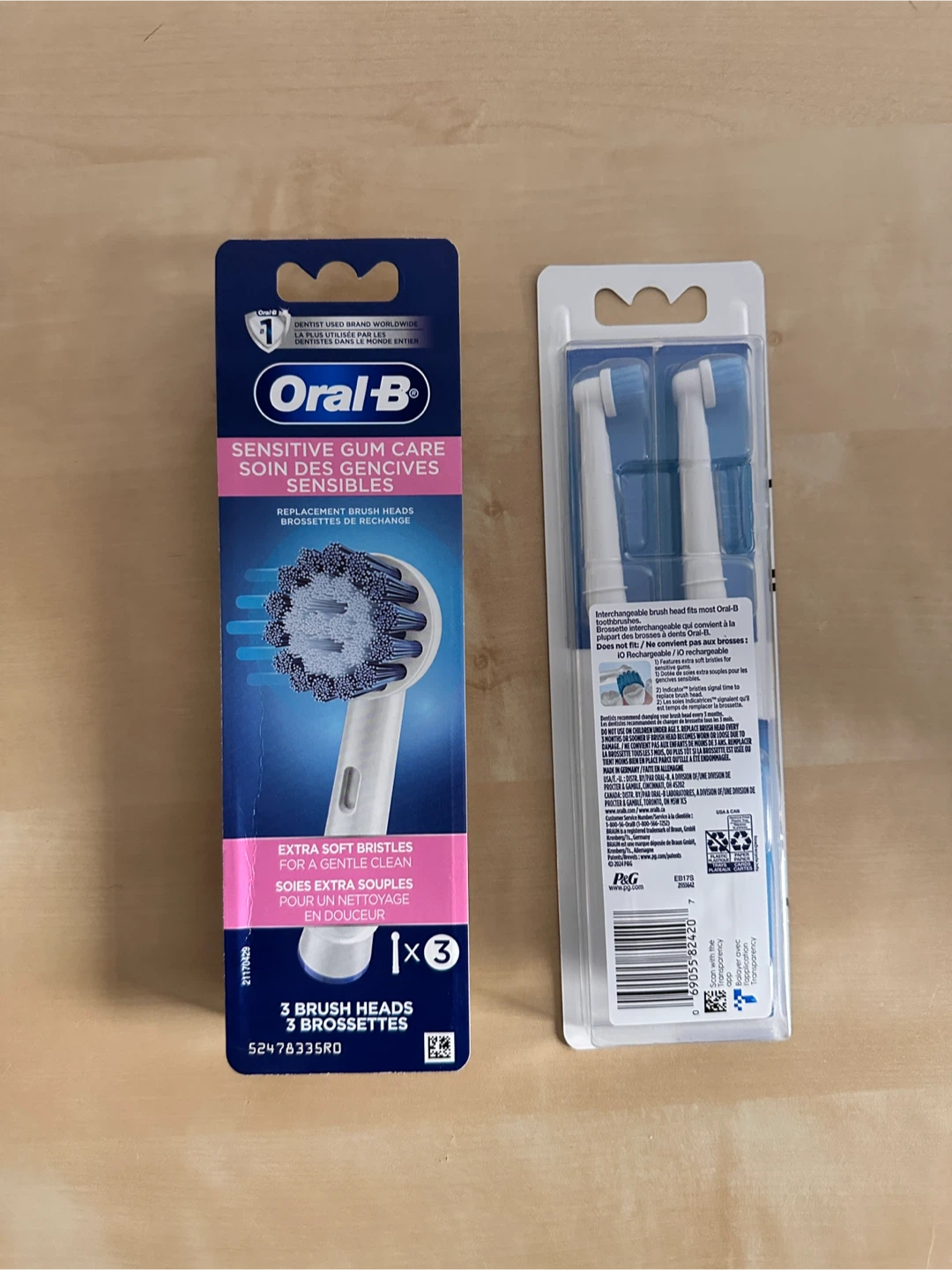 Oral-B Sensitive Gum Care Brush Heads (3-Pack)