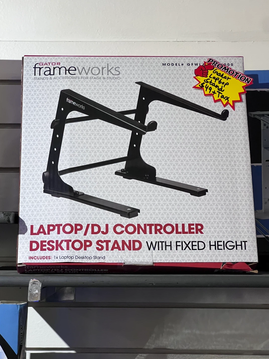 Gator Frameworks Laptop/DJ Controller Desktop Stand