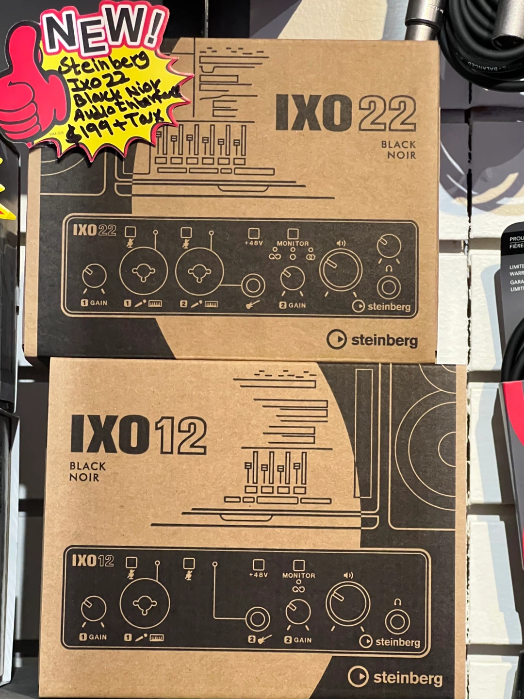 Steinberg IXO22 Black Noir Audio Interface
