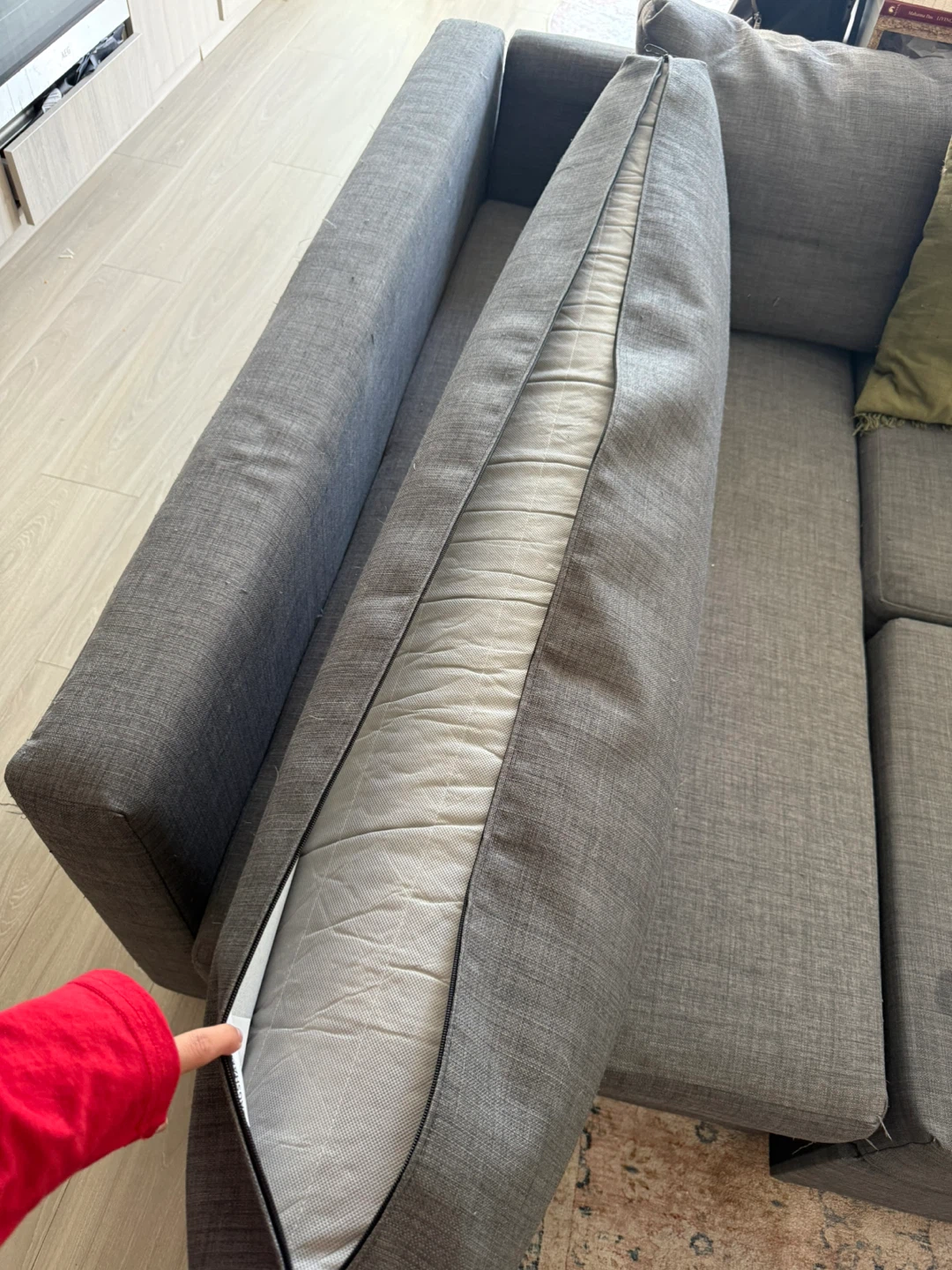 IKEA Friheten Sleeper Sectional Sofa with Mattress topper! - photo 3