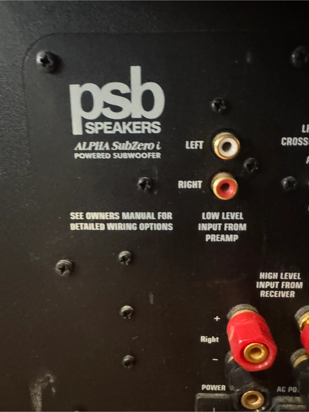 PSB Alpha SubZero i Powered Subwoofer - photo 3
