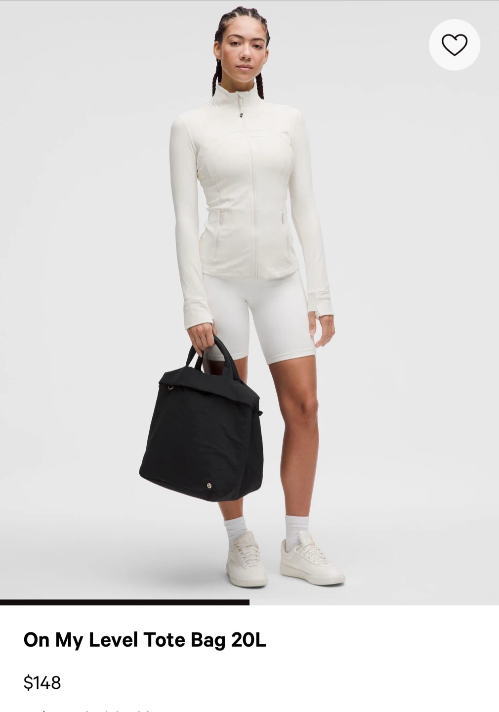 Lululemon On My Level Tote Bag 20L - Black
