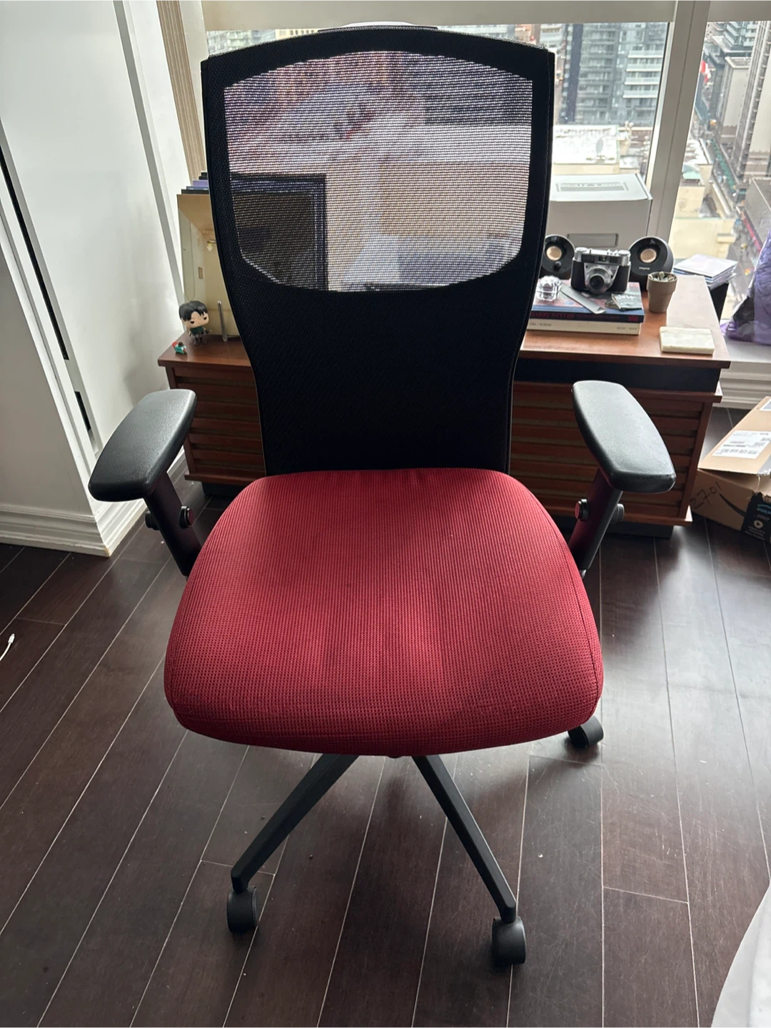 Office Chair - Red & Black