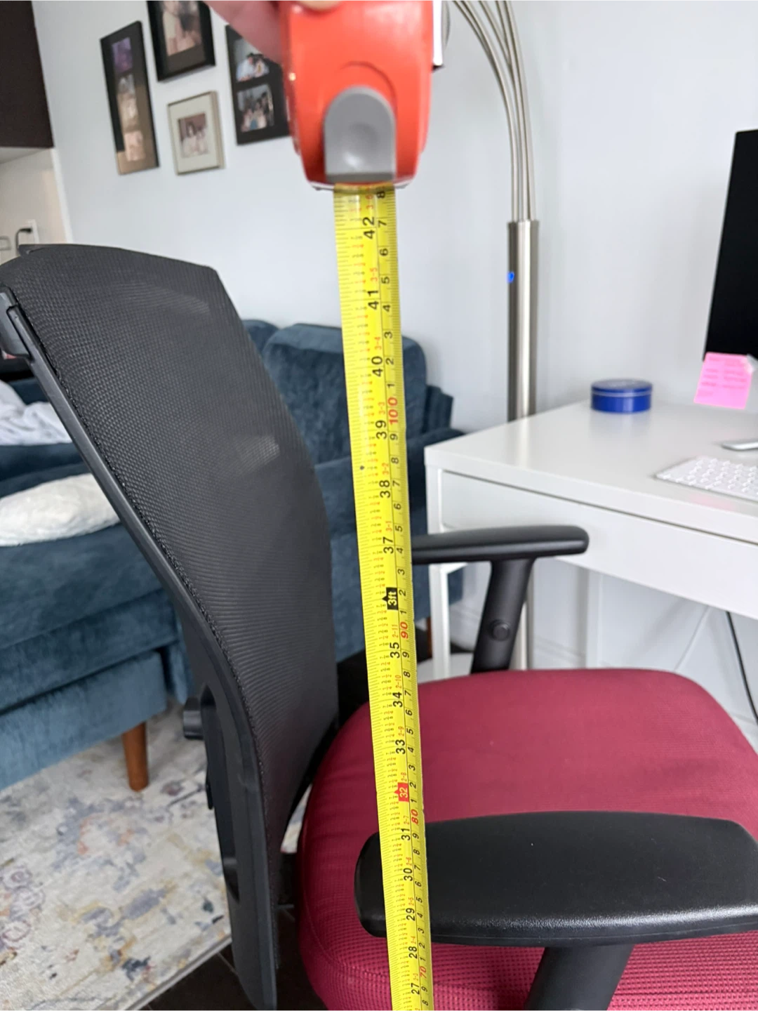 Office Chair - Red & Black - photo 2