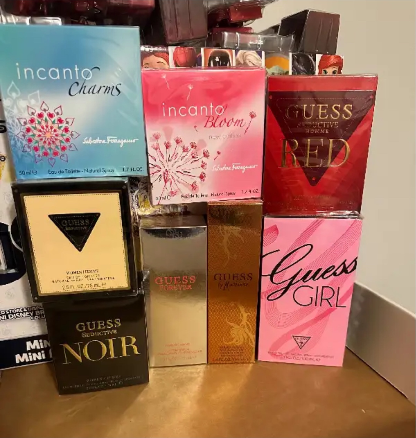 Mixed Perfume Lot: Guess, Ferragamo