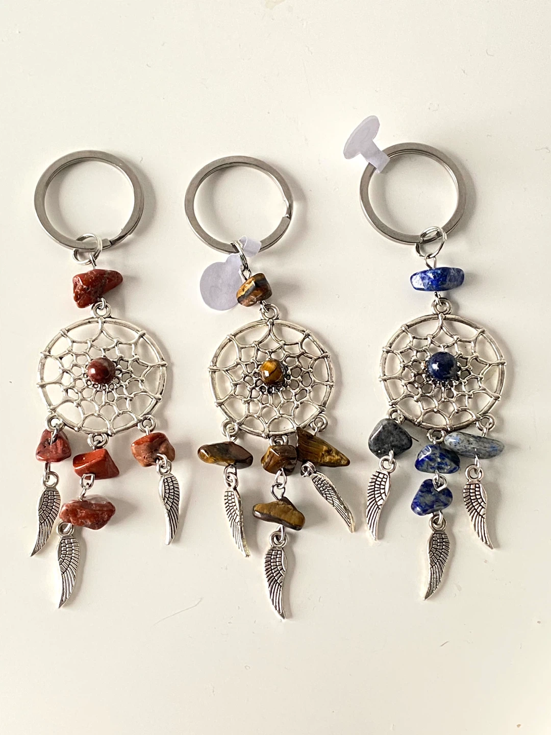 Dream Catcher Keychain crystal