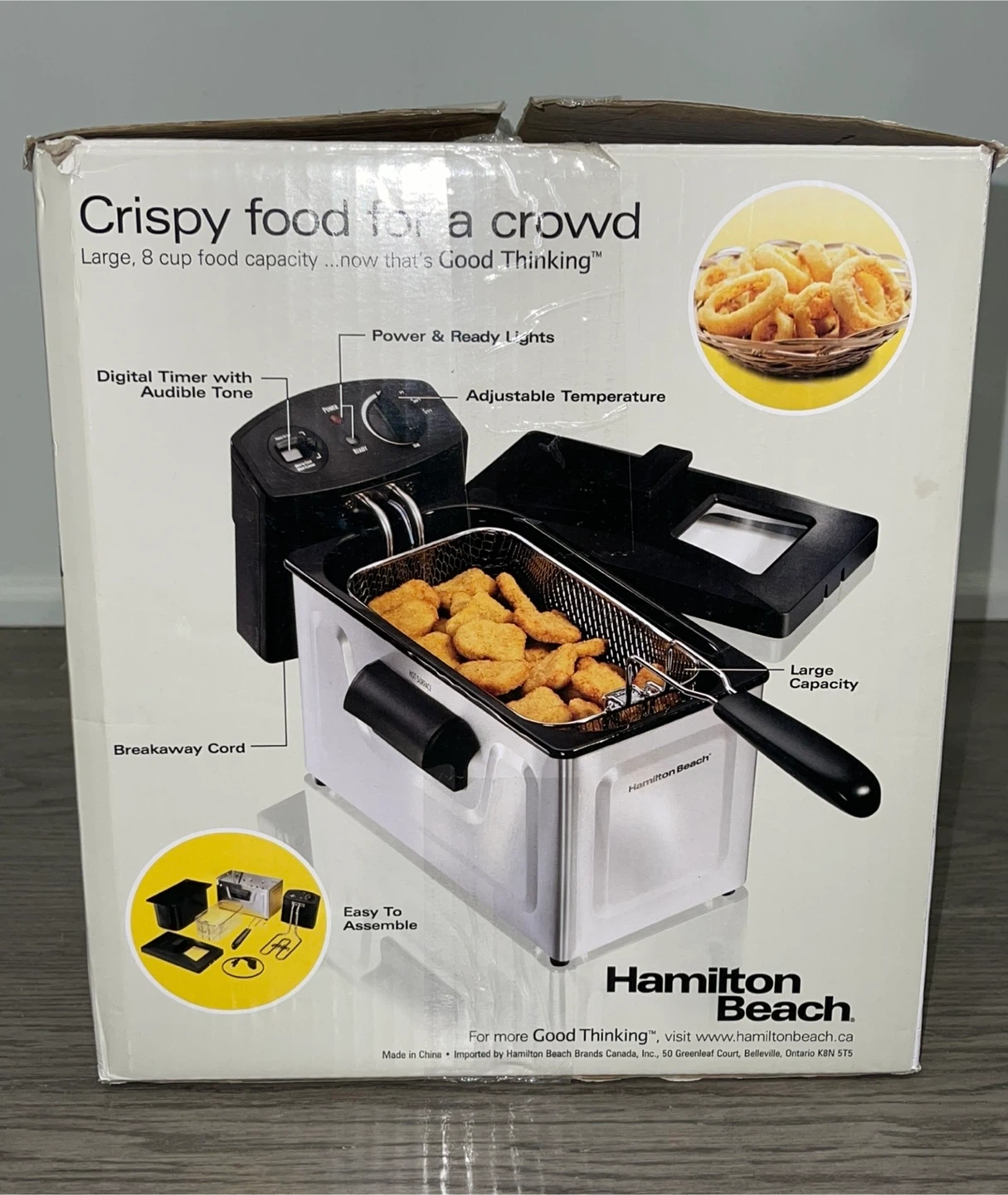 Hamilton Beach Deep Fryer - 8 Cup Capacity - photo 2