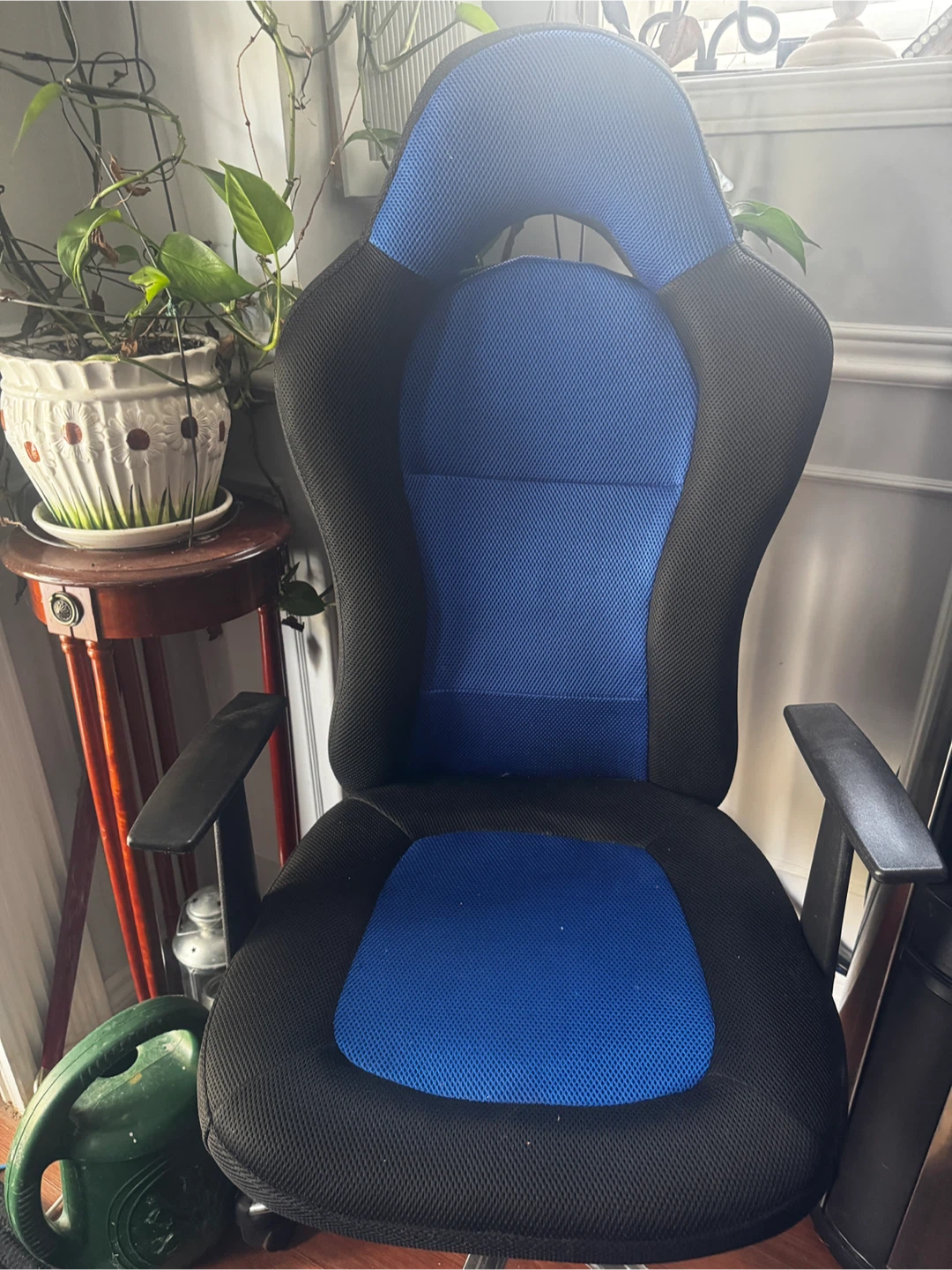 Blue and Black Gaming Chair