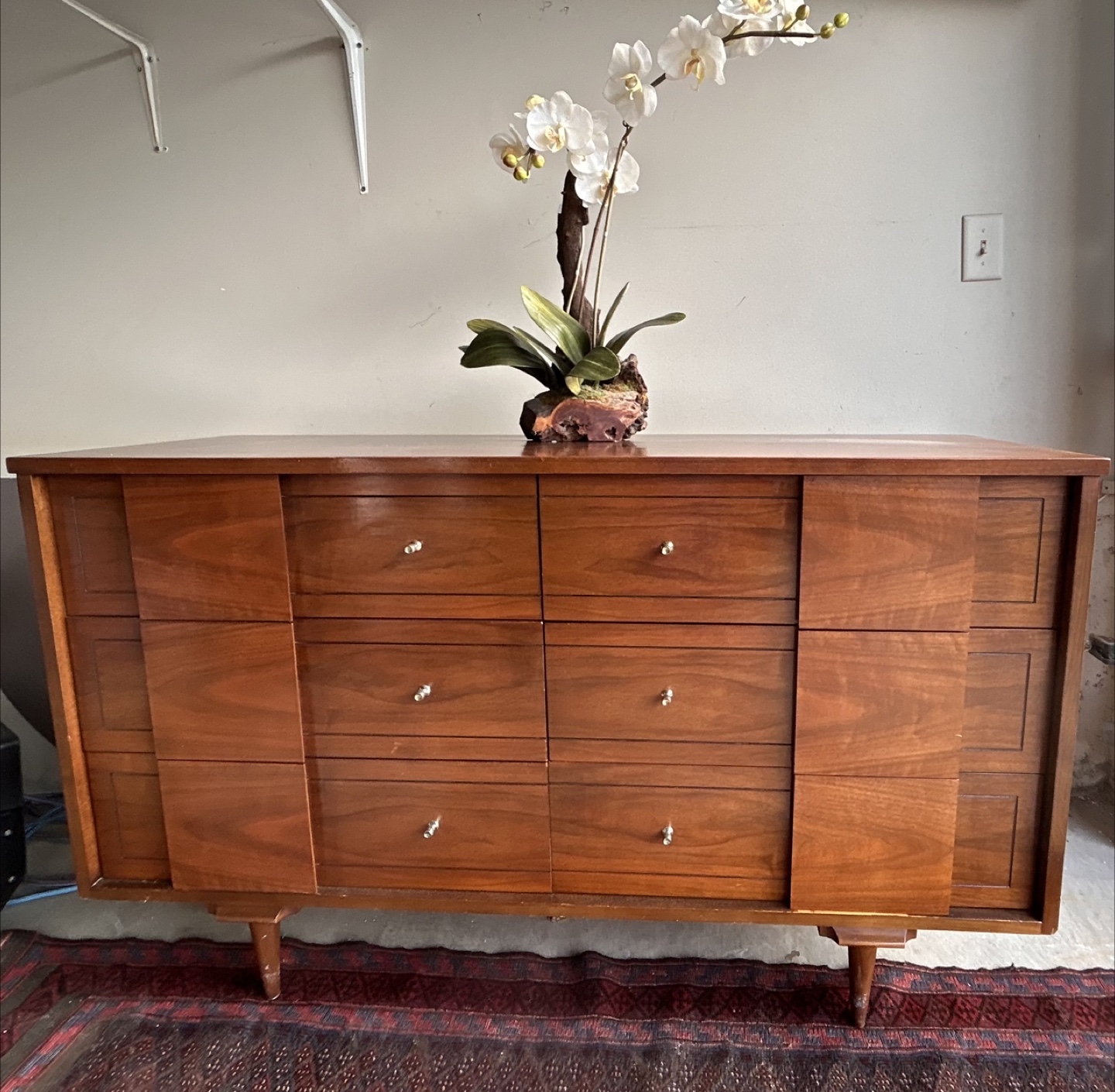 Mid-Century Modern Wood Dresser