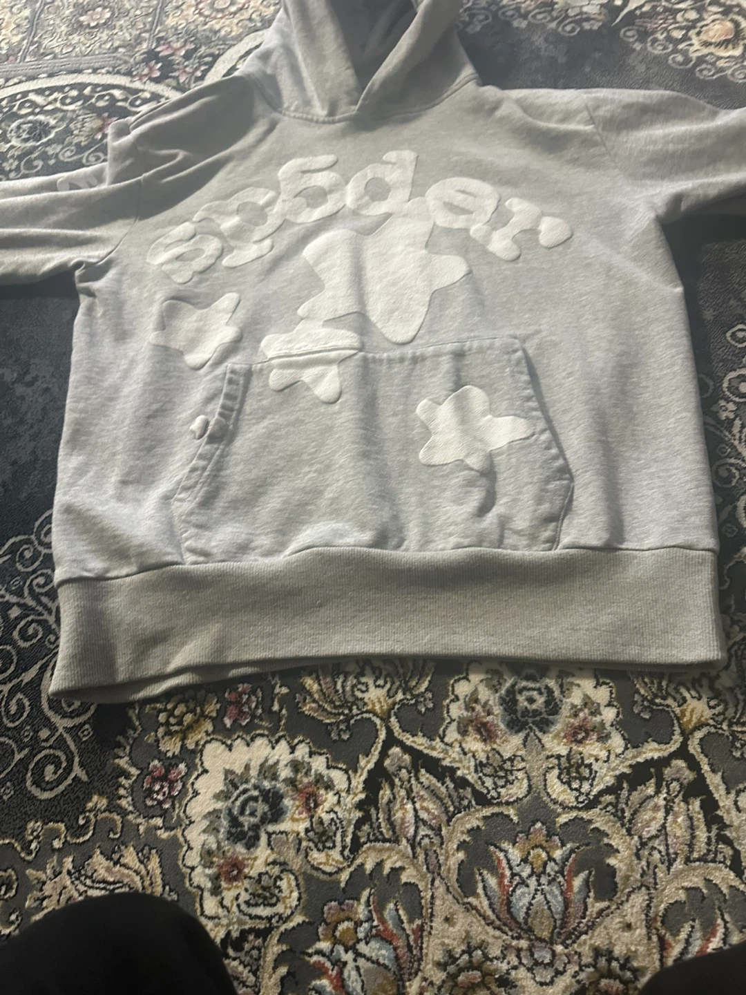 Spider Hoodie - Grey - Size S - photo 3
