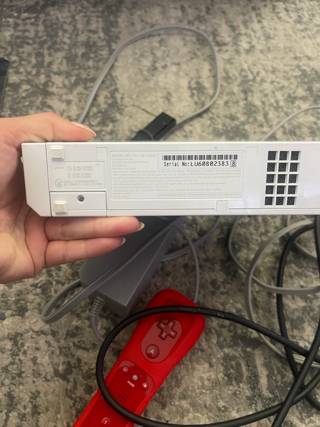 Nintendo Wii Console with Remote - photo 4