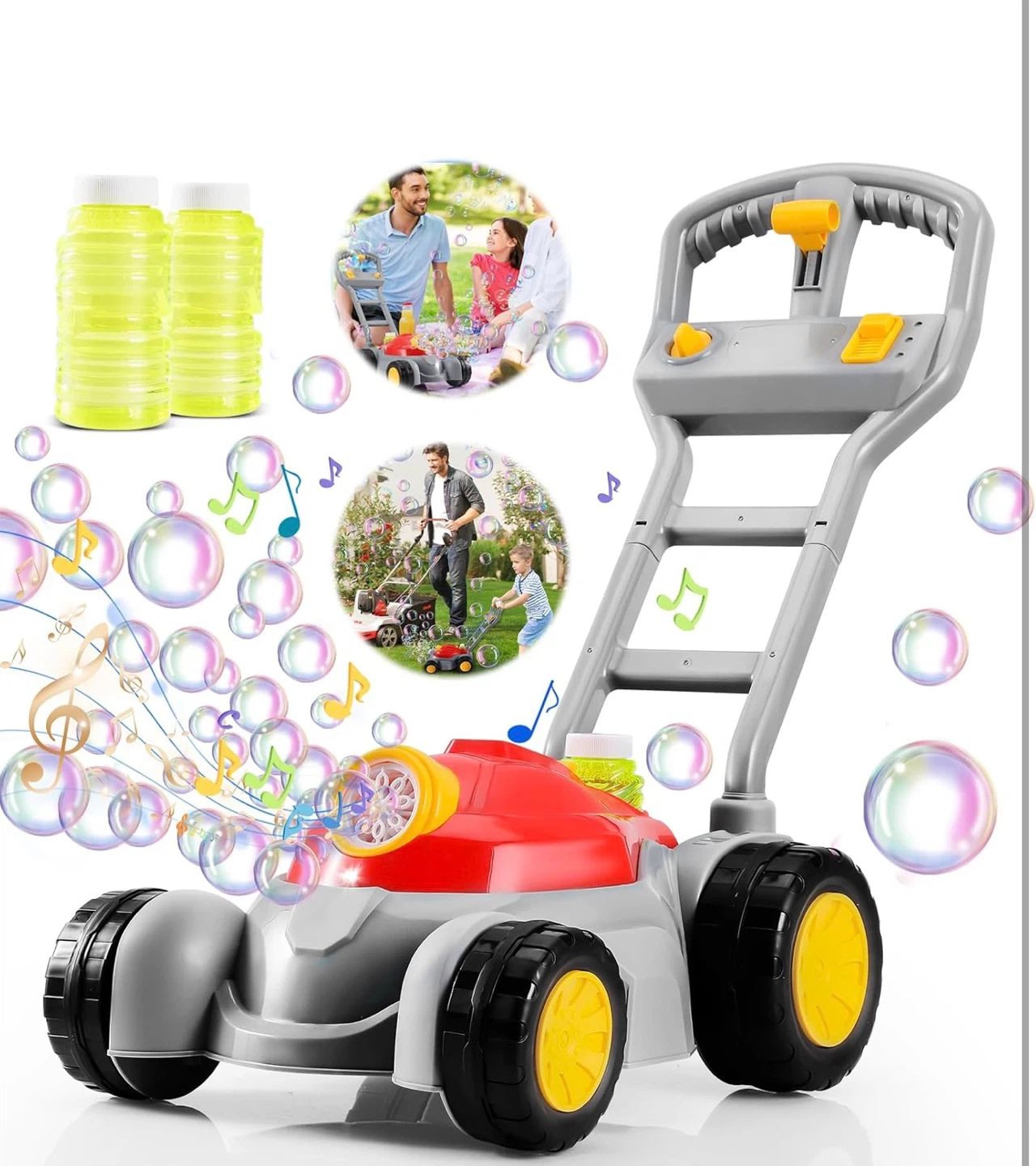 Bubble Lawn Mower Toy