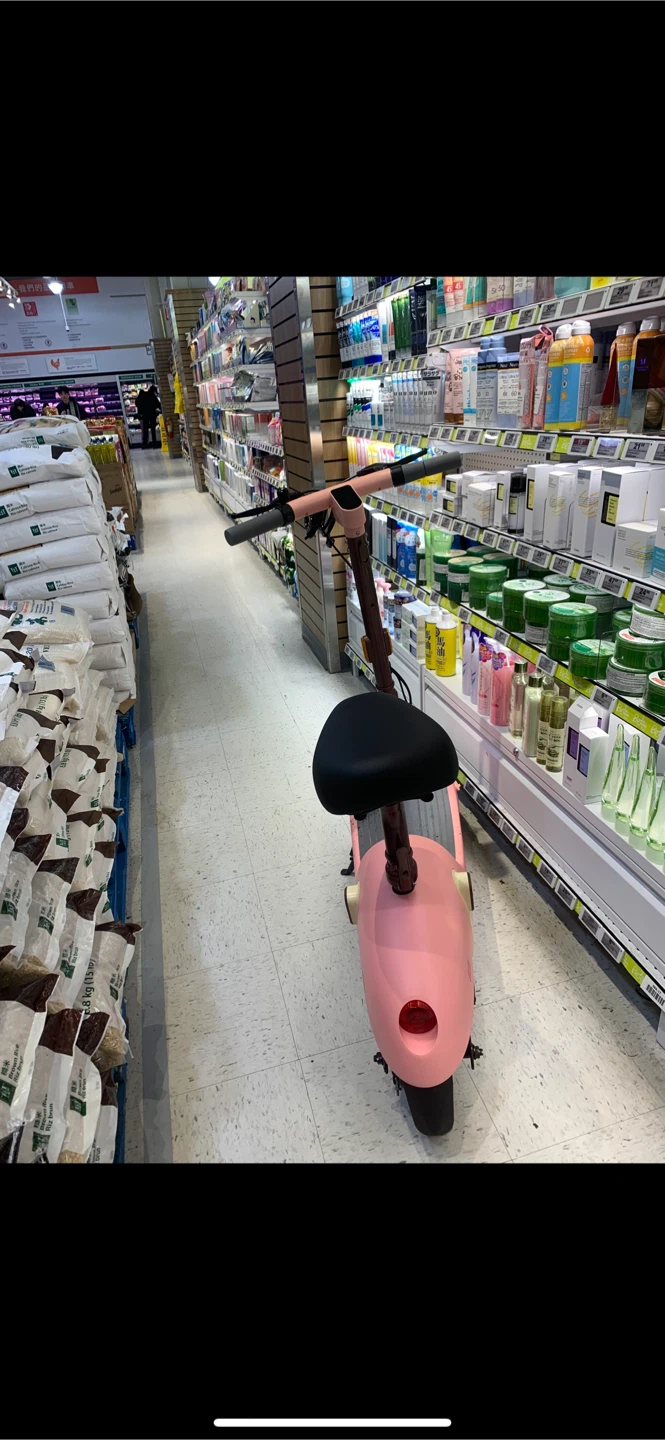 Pink Electric Scooter