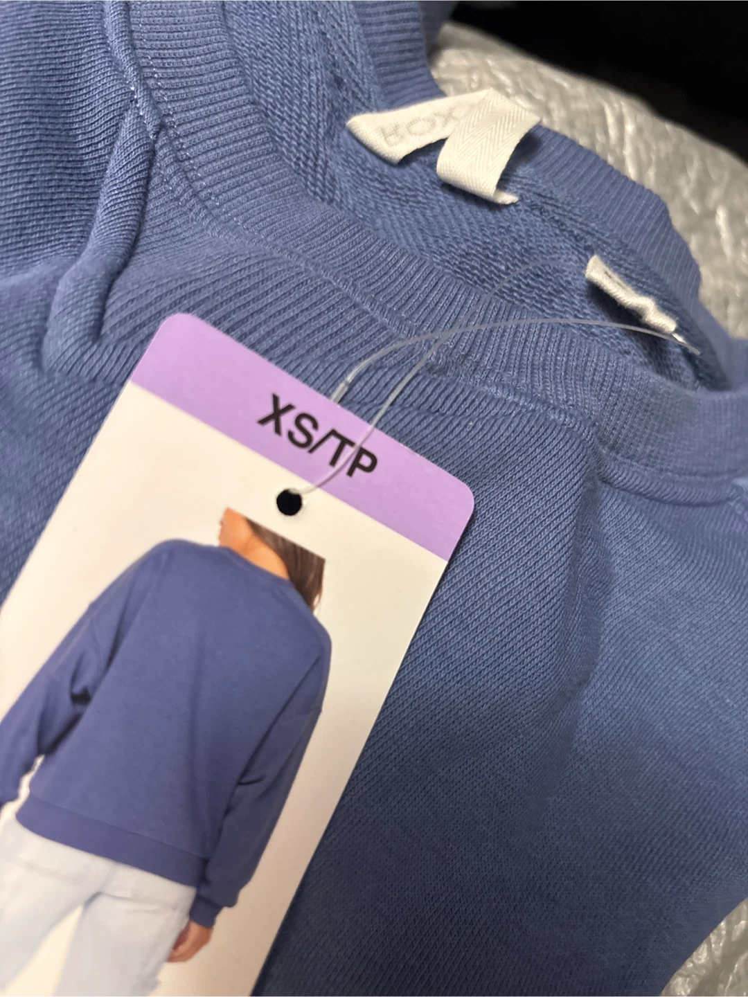 New ladies Roxy XS/TP Blue Sweatshirt - photo 3