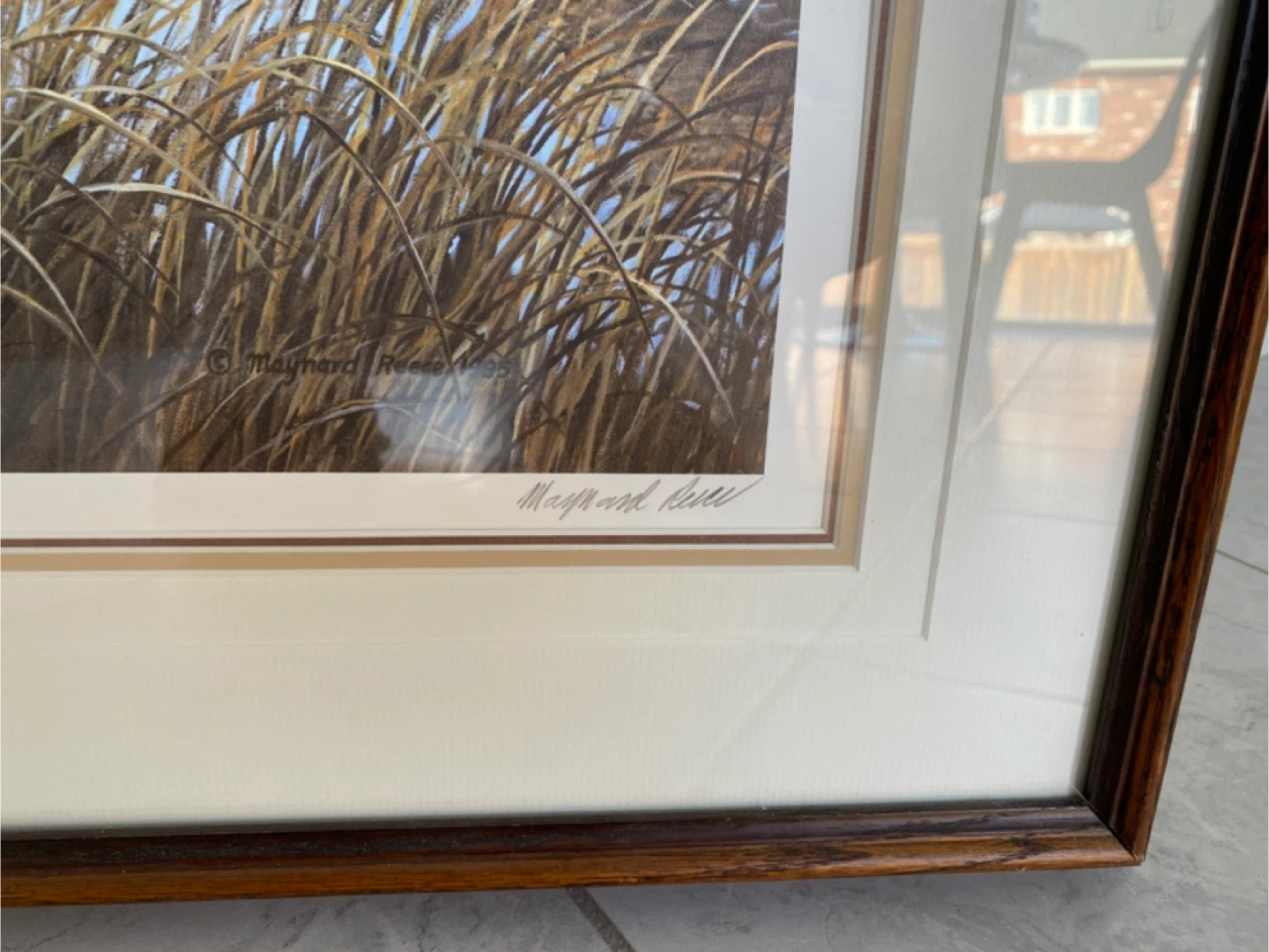Collectible Maynard Reece Artist Signed Framed Print - photo 3