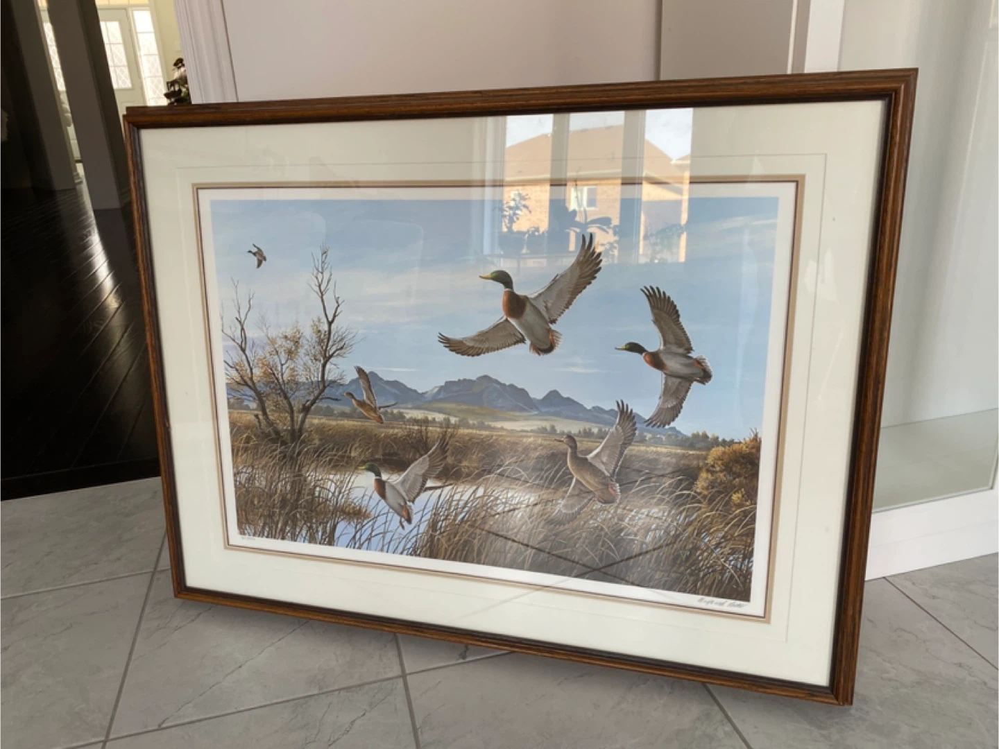 Collectible Maynard Reece Artist Signed Framed Print