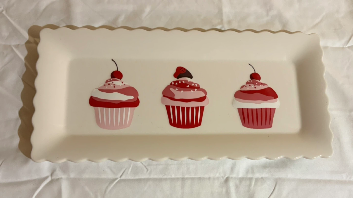 Valentine's Day Cupcake Serving Tray