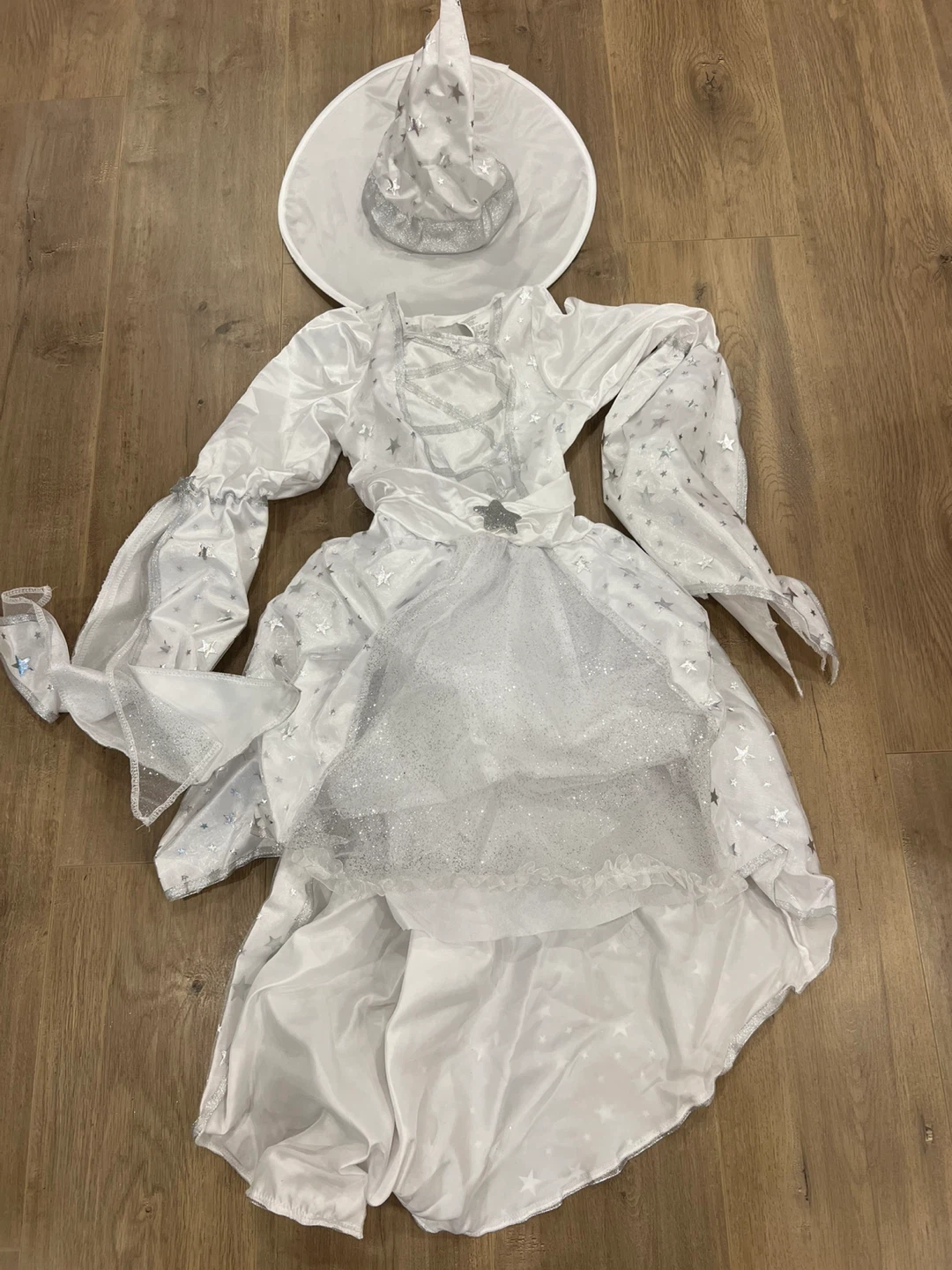 White Star Witch Costume with Hat