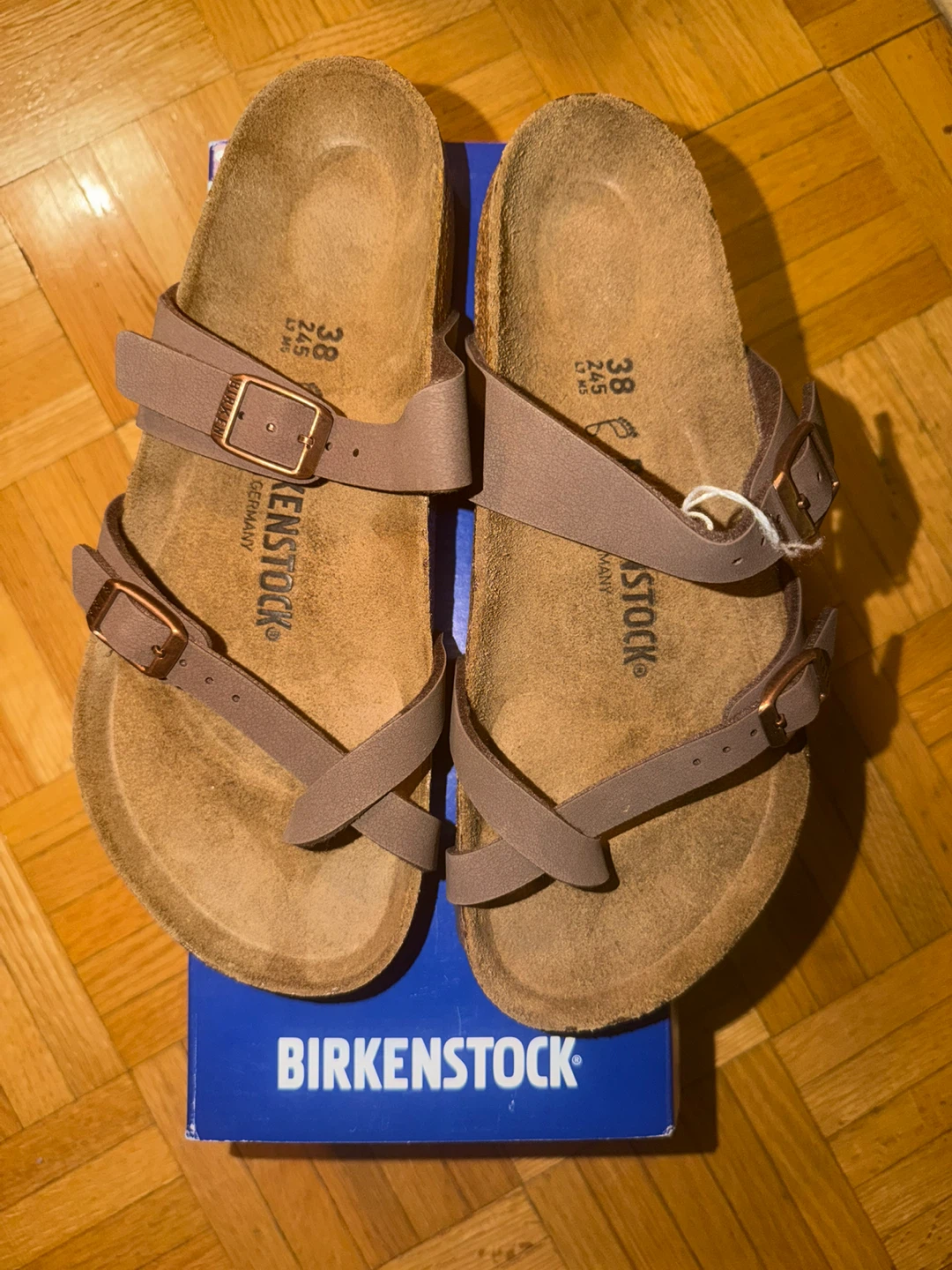 Birkenstock Mayari Mocha Sandals - Size 7US