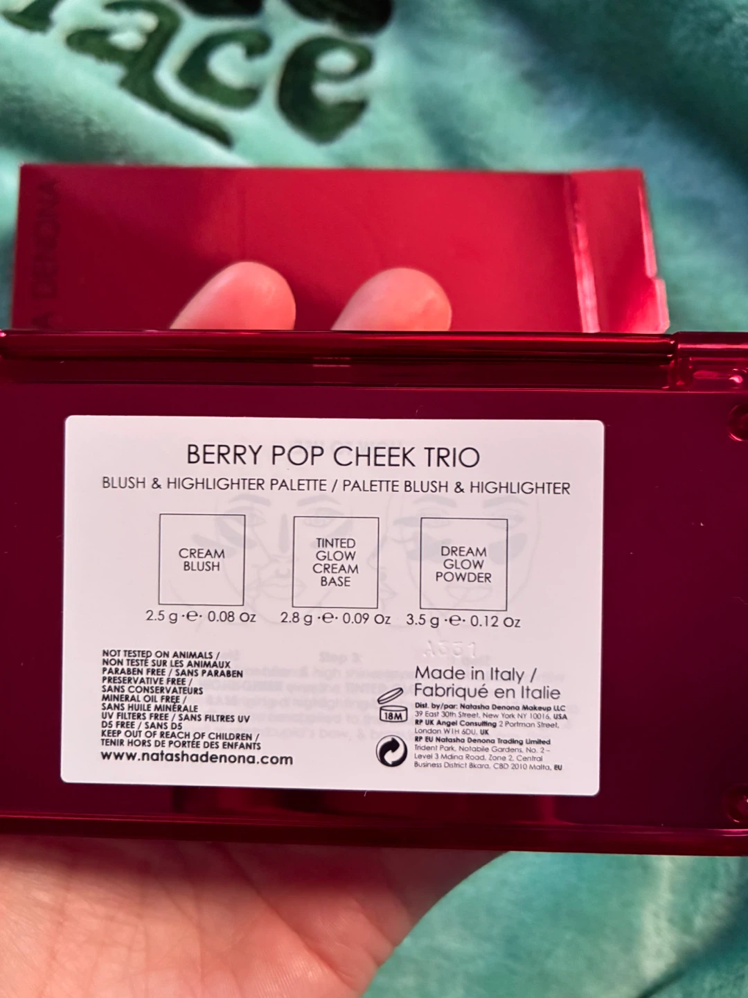 Natasha Denona Berry Pop Cheek Trio Palette - photo 2