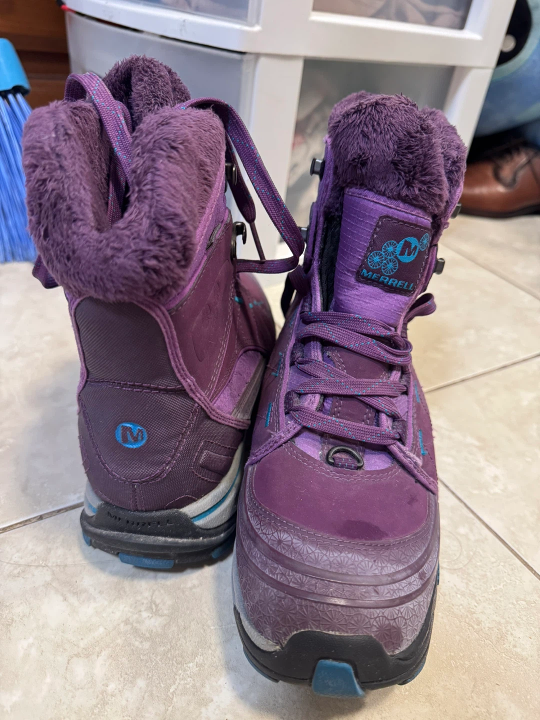 Merrell Purple Winter Boots-Womens