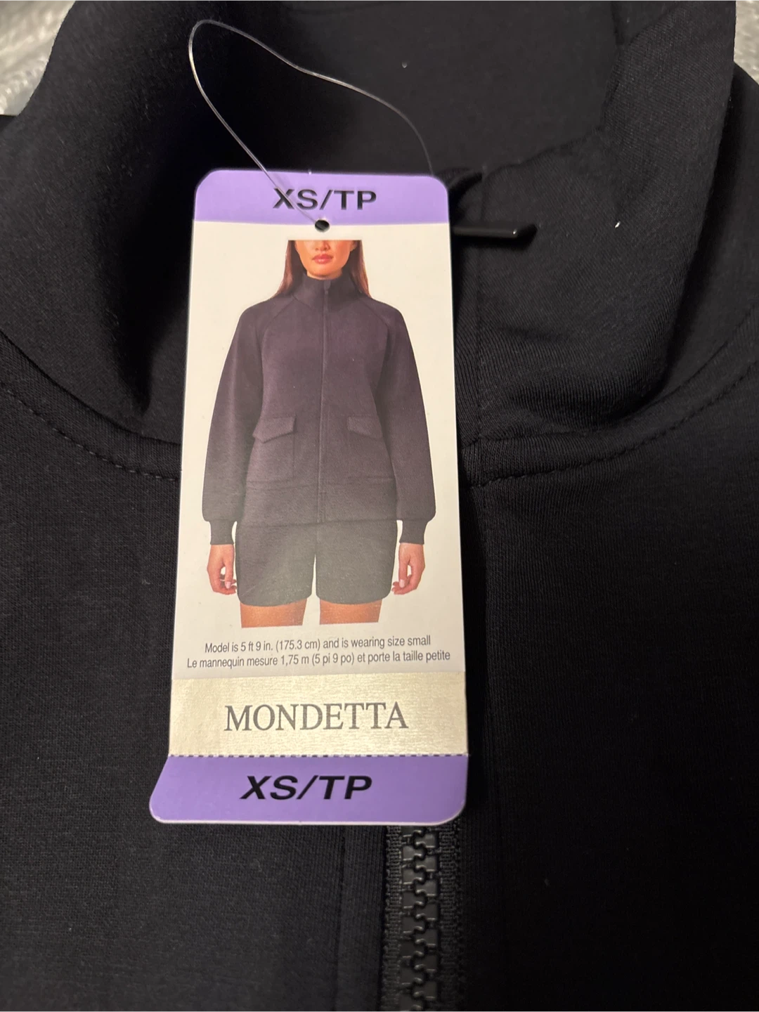 Mondetta Black XS Jacket - New with Tags! - photo 2