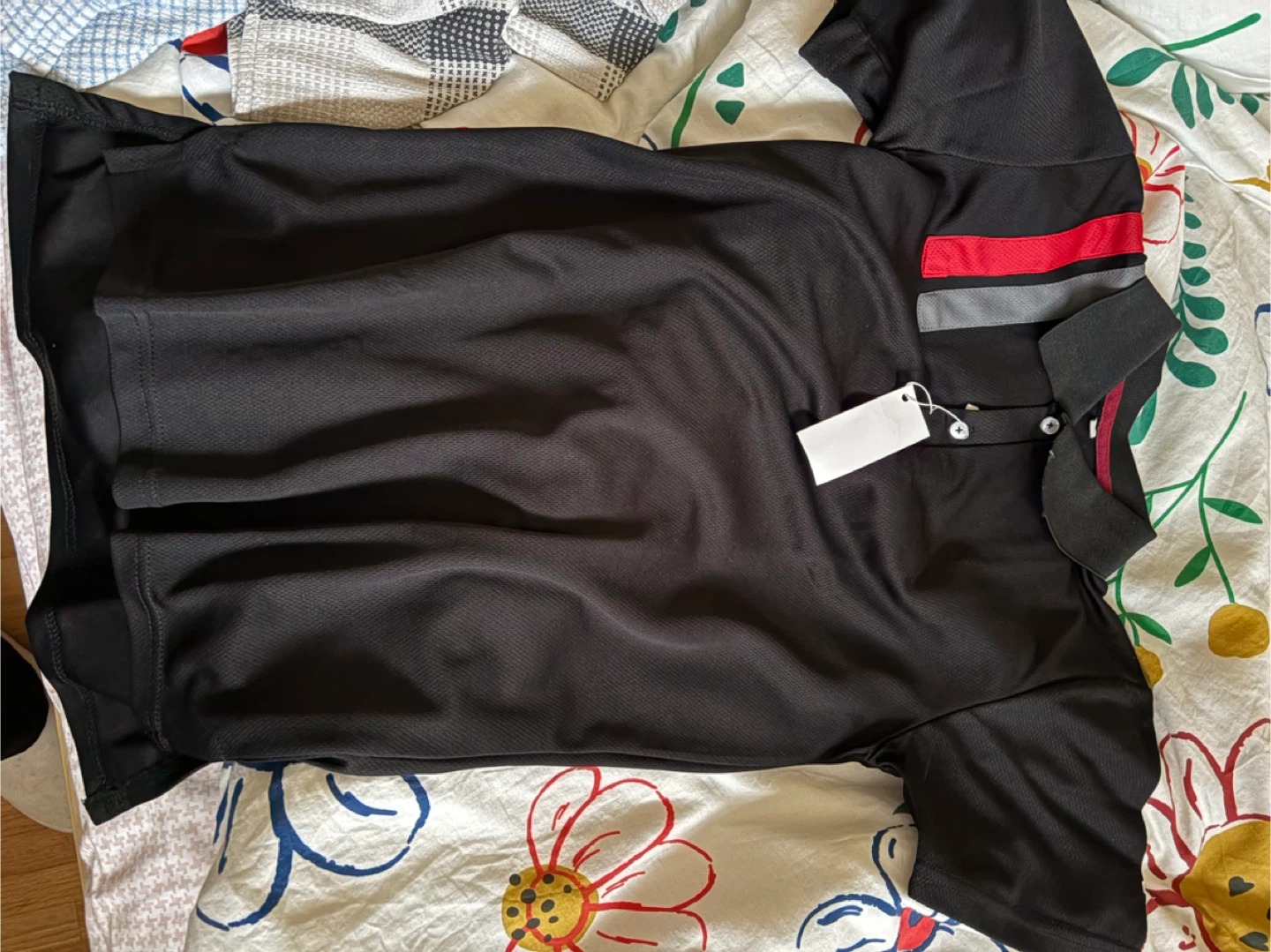 Moybay Black Polo Shirt - Size Small - photo 3