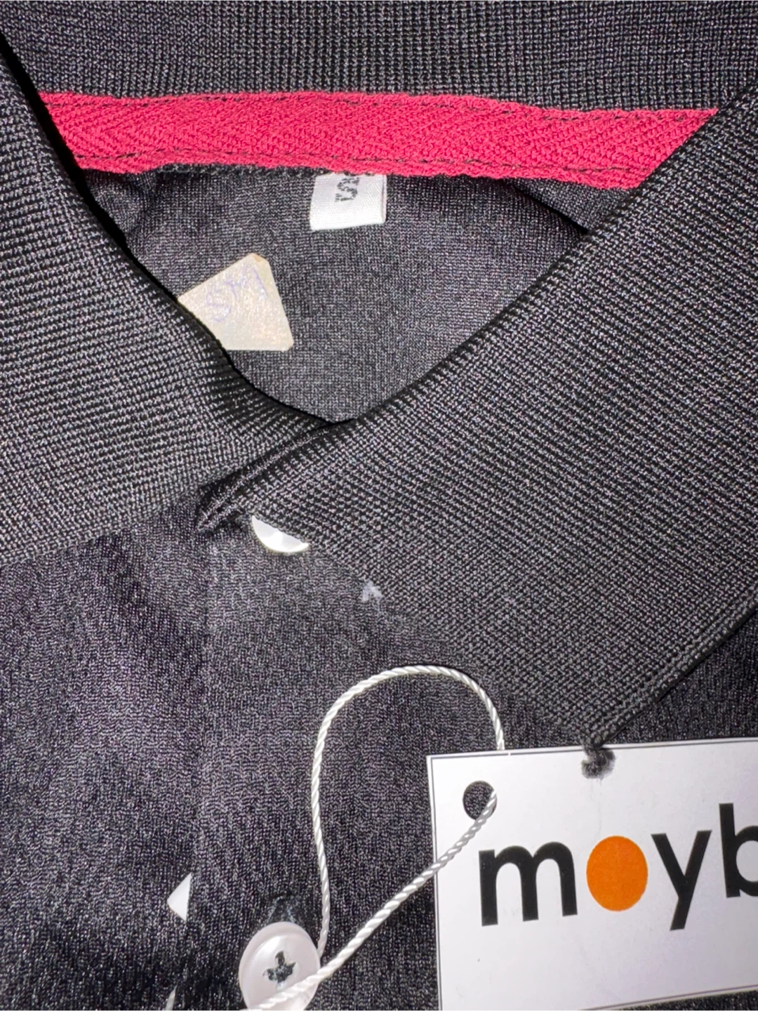 Moybay Black Polo Shirt - Size Small - photo 4