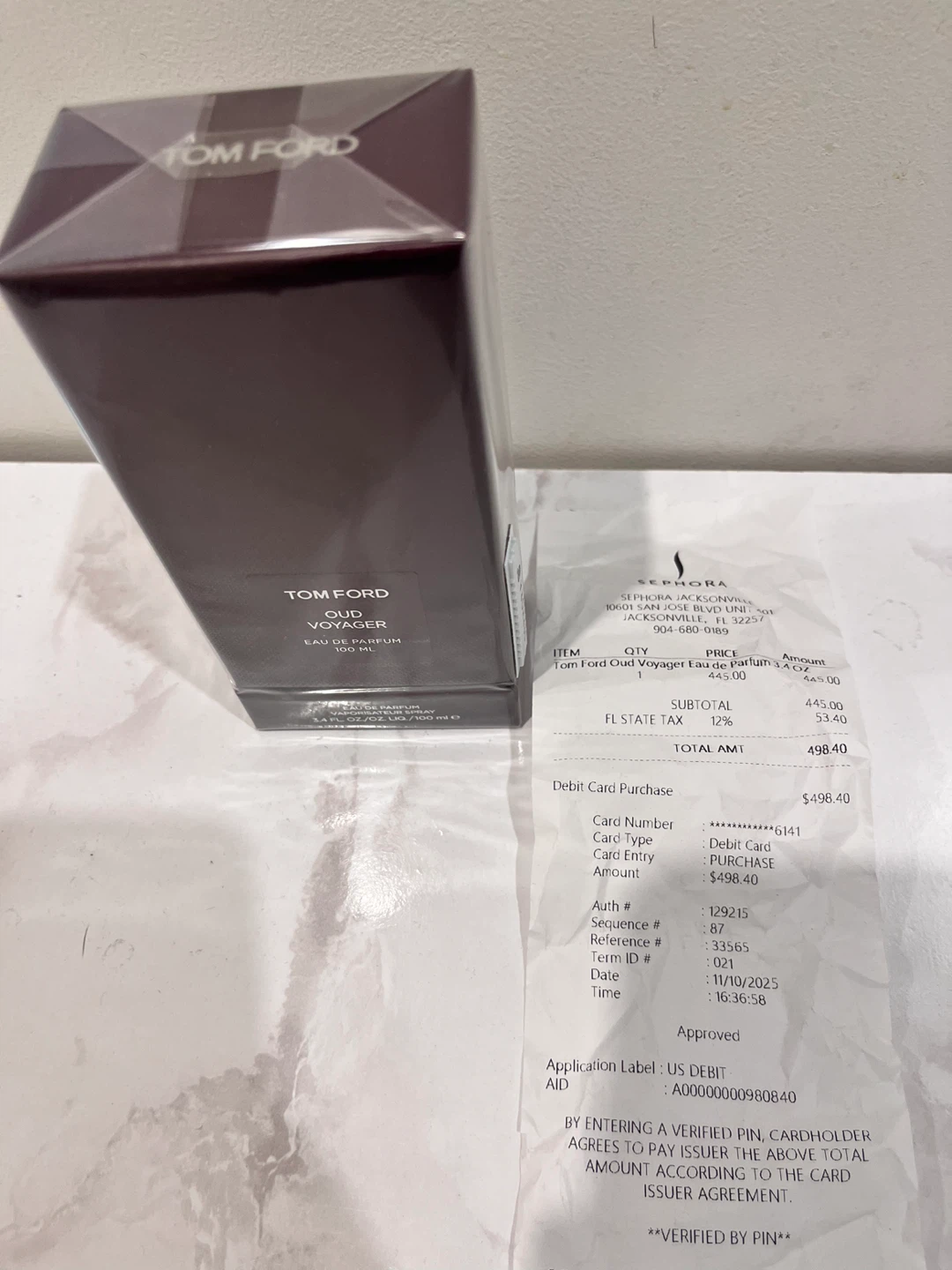 New Tom Ford Oud Voyager Eau de Parfum 100 ml - photo 4