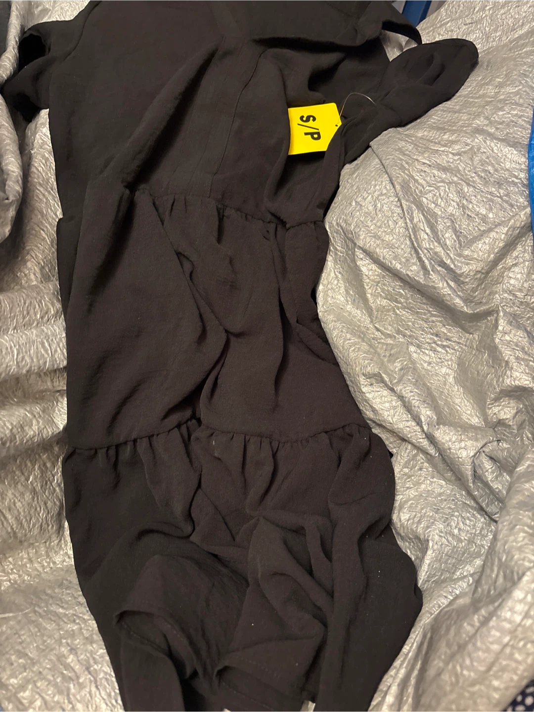 Tahari Black short sleeve Dress Size S