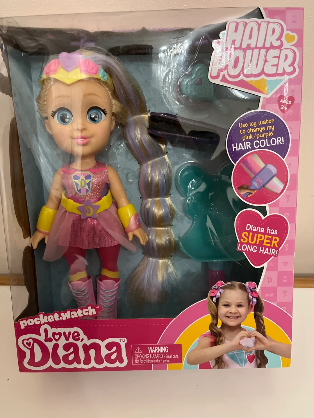 Love Diana Hair Power Doll - New in Box!