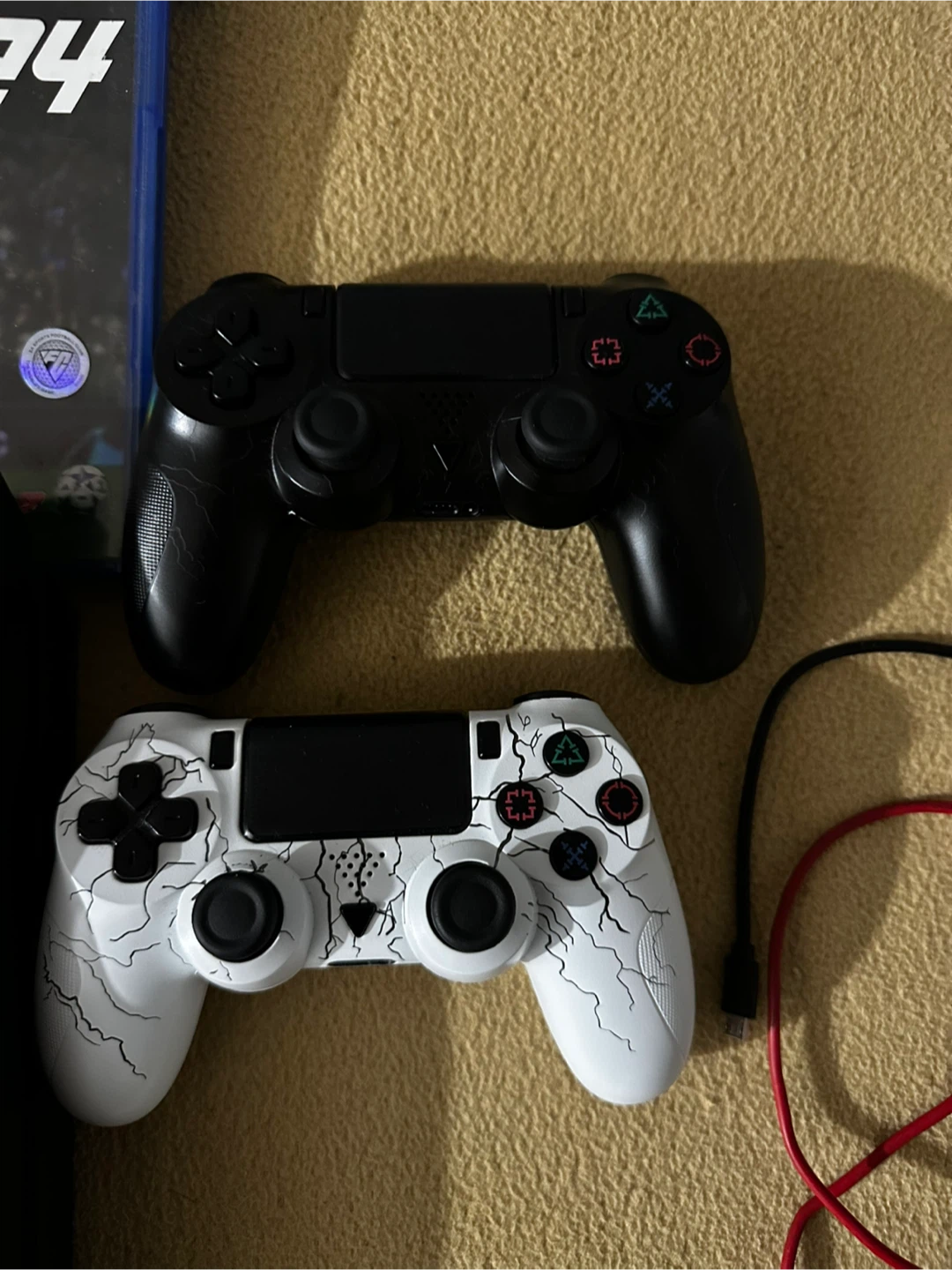 PS4 Console with Games and Controllers - photo 3
