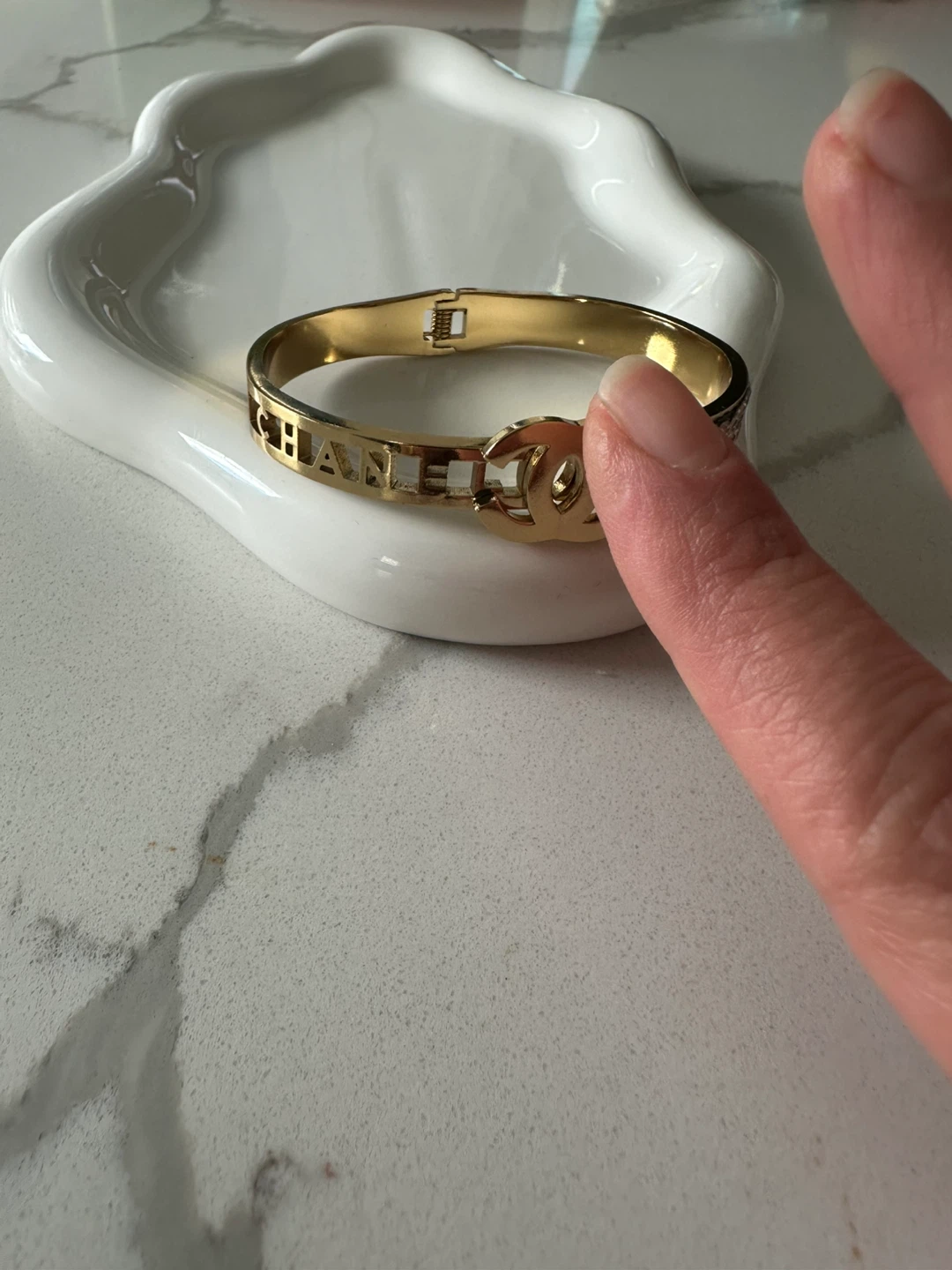 Chanel Gold Bangle