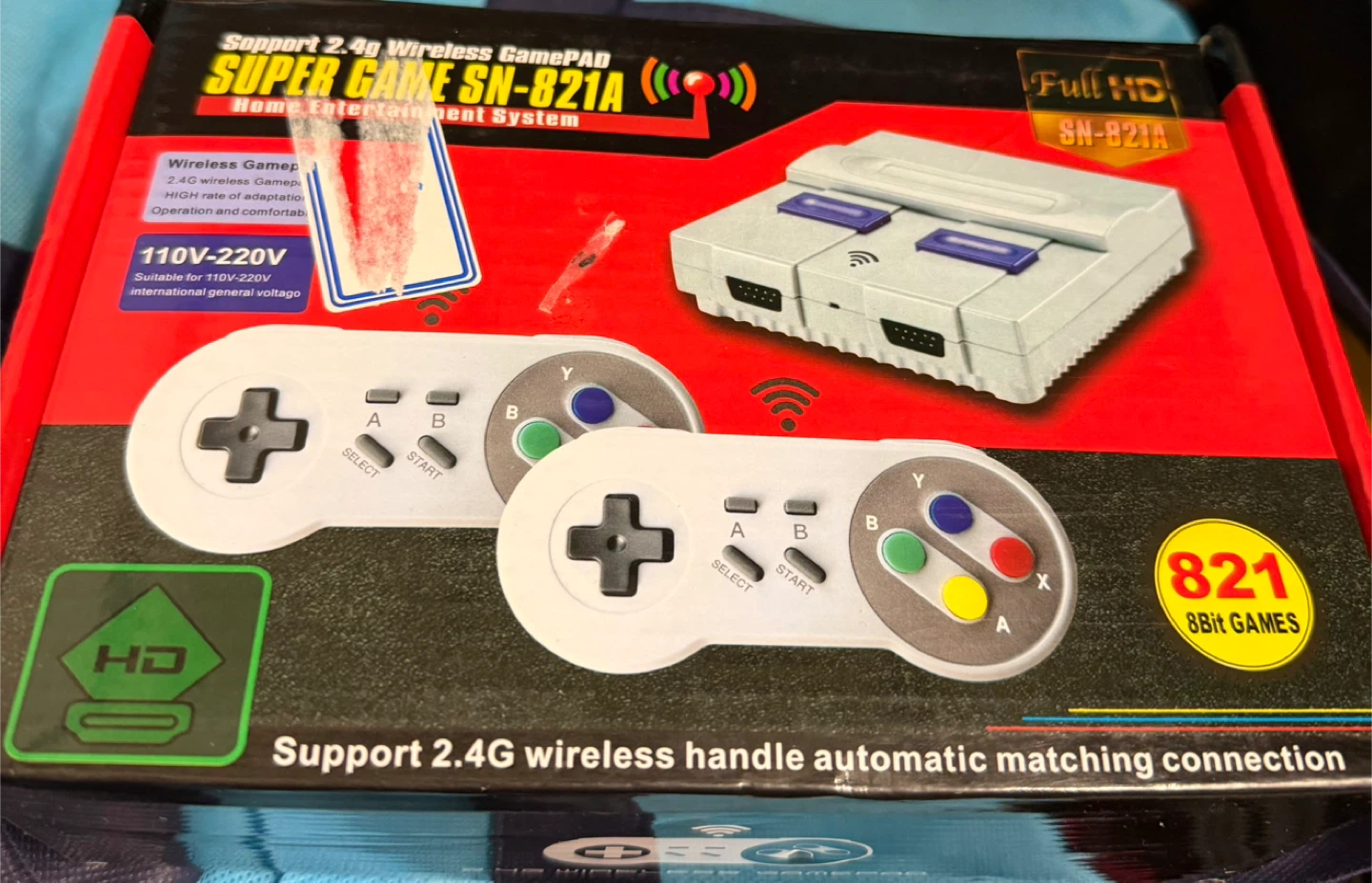Super Game SN-821A Home Entertainment System