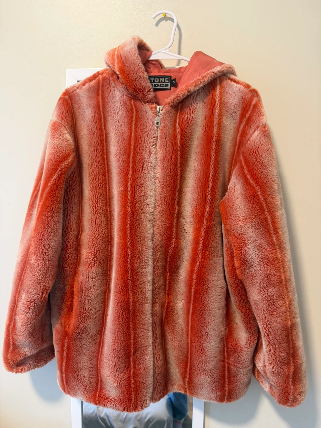 Faux Fur Hooded Jacket - photo 3
