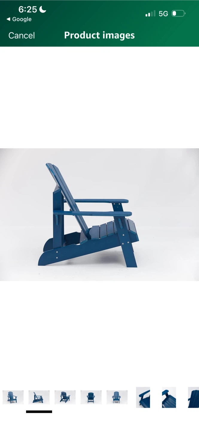 New Blue Adirondack Chair - photo 2