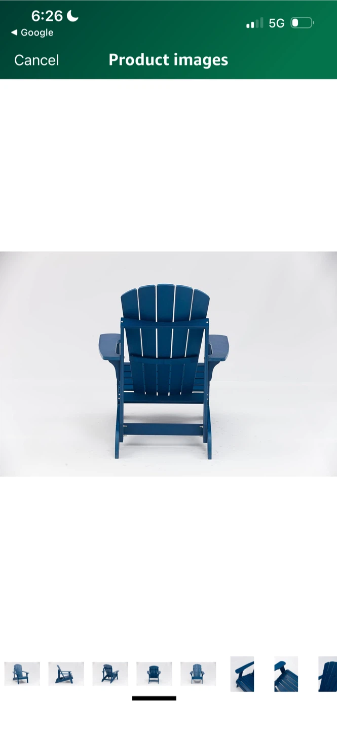 New Blue Adirondack Chair - photo 4