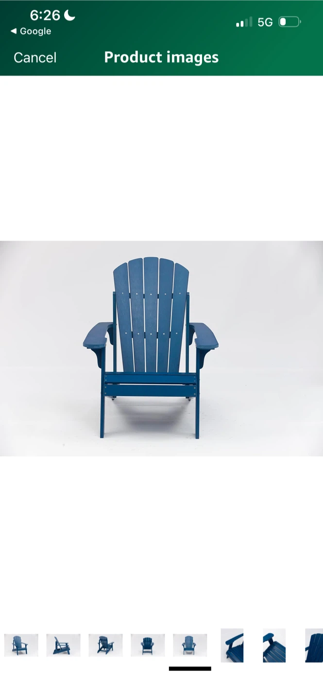 New Blue Adirondack Chair - photo 5