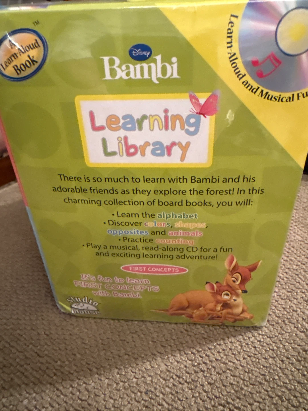 #Gifting Disney Bambi Learning Library - New - photo 2