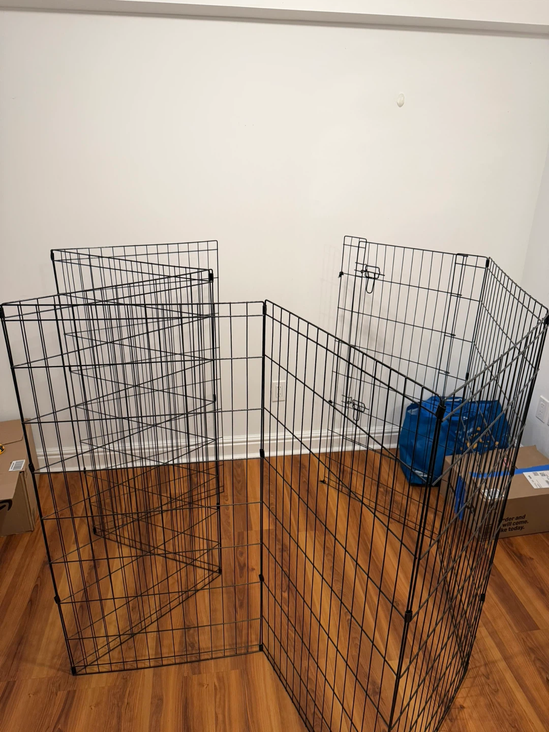 Black Metal Pet Playpen/Exercise Pen - photo 2