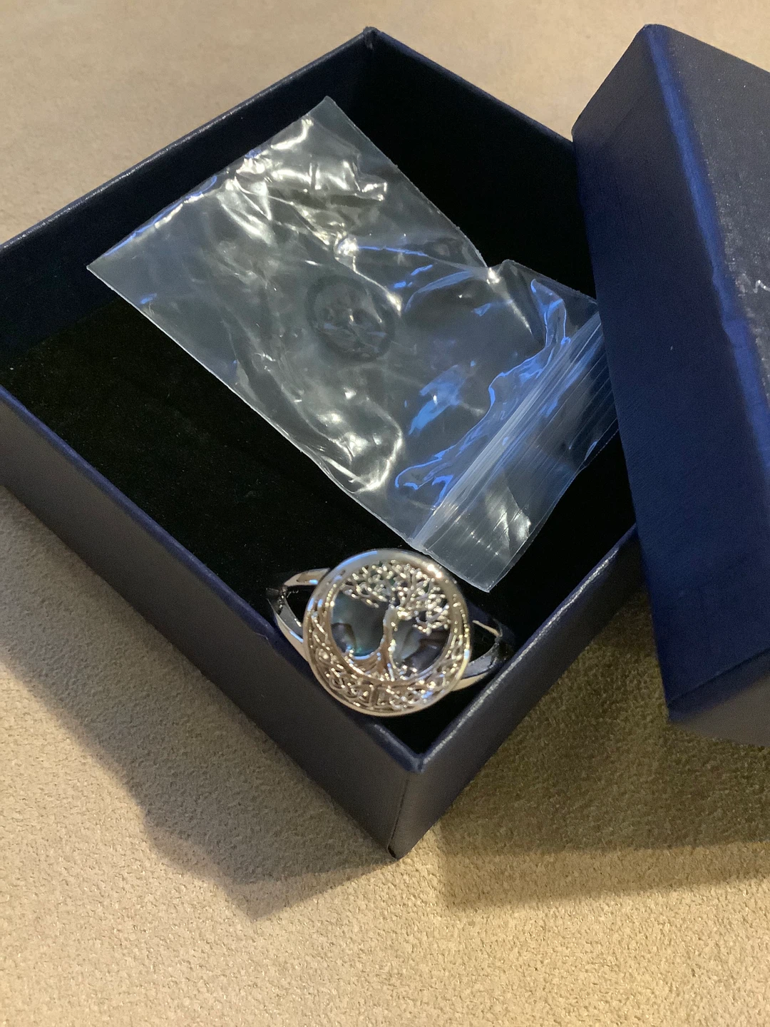 New Tree of Life Silver Ring - photo 2