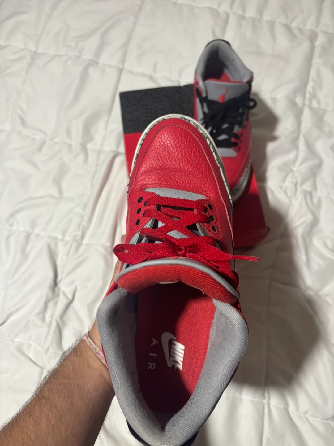 Nike Air Jordan 3 Retro Fire Red - photo 2